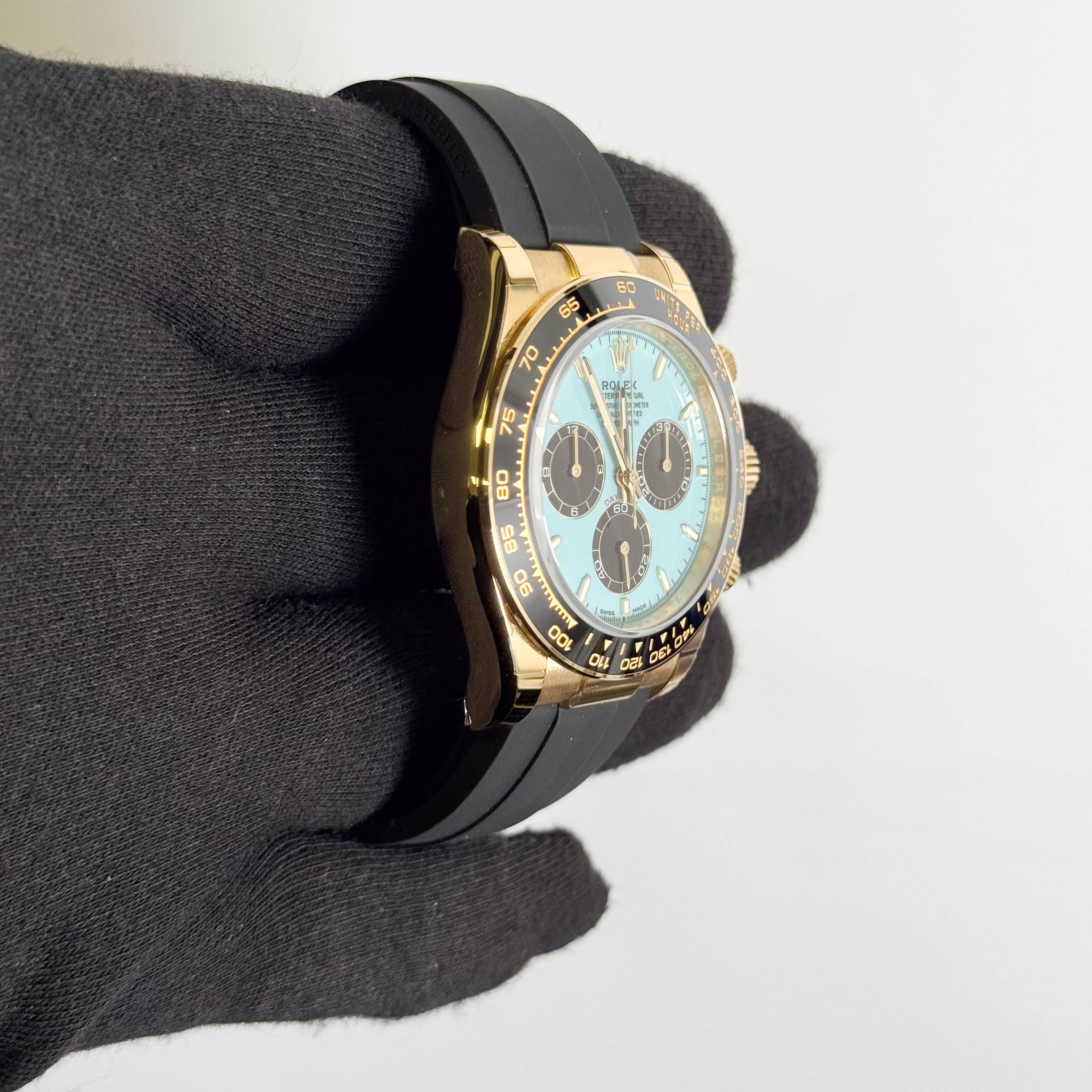 Rolex Daytona 40mm Turquoise Dial Watch Ref# 126518LN
