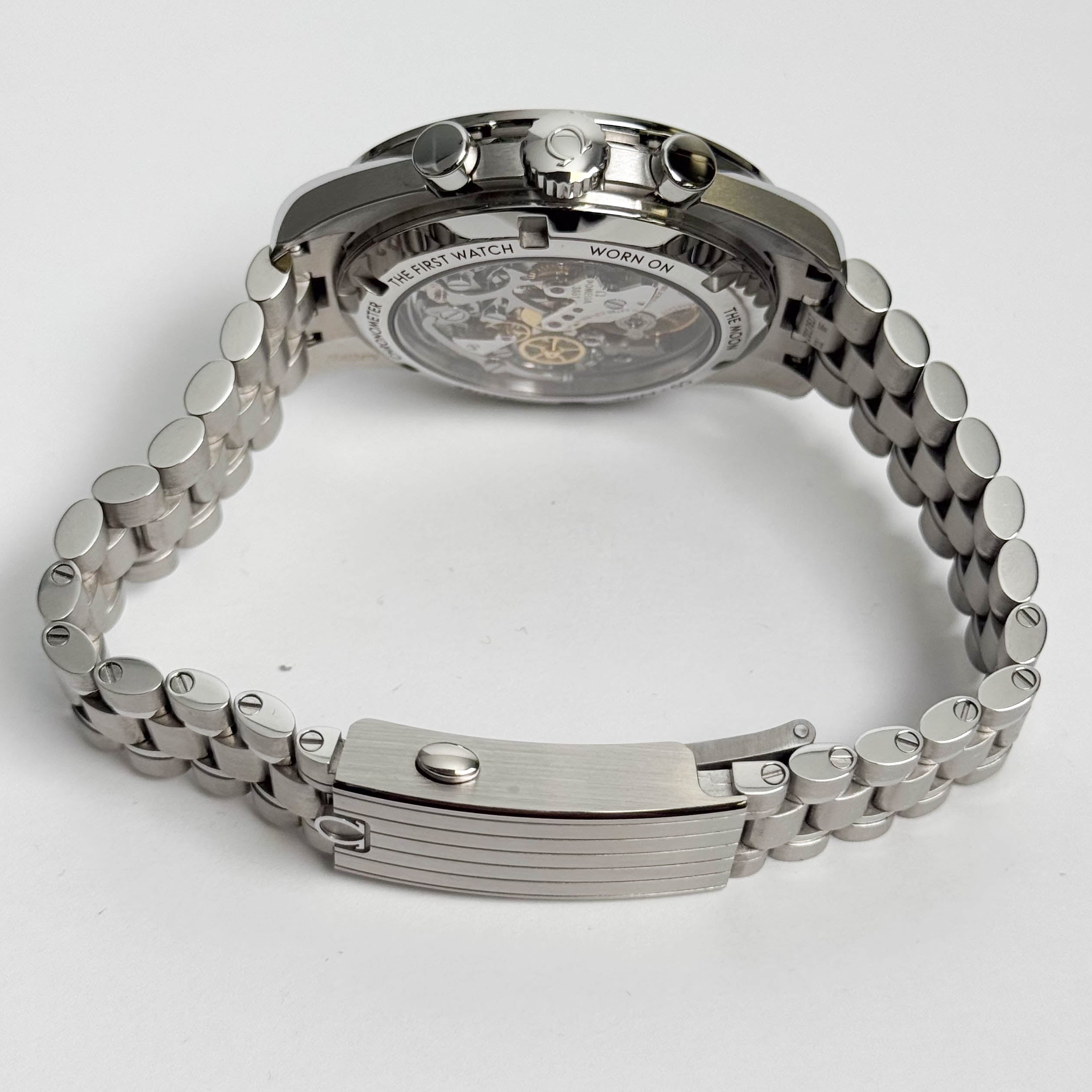 Omega Speedmaster 42mm White Dial Watch Ref# 310.30.42.50.04.001 - Happy Jewelers Fine Jewelry Lifetime Warranty