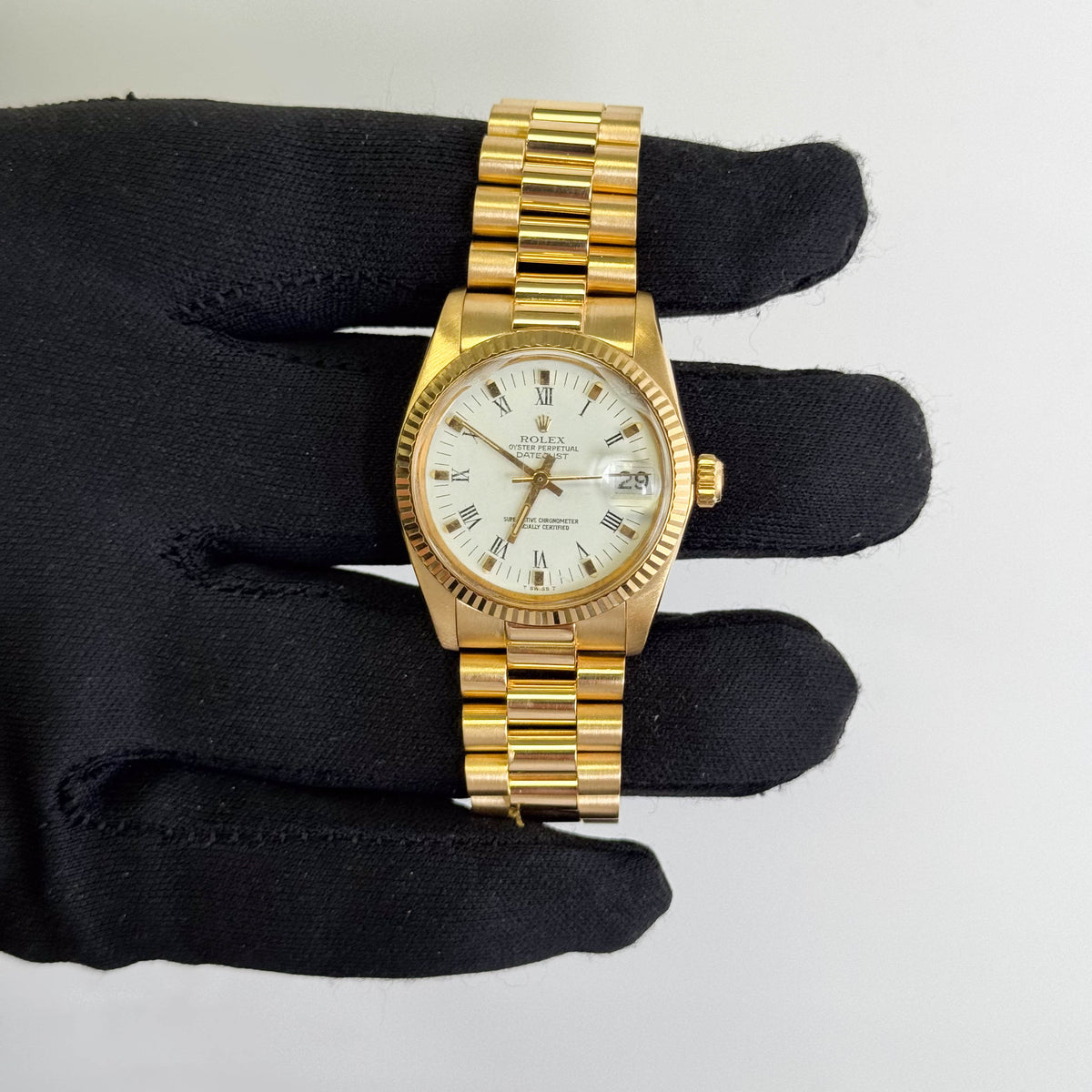 Rolex Datejust 31mm White Dial Watch Ref# 68278 - Happy Jewelers Fine Jewelry Lifetime Warranty