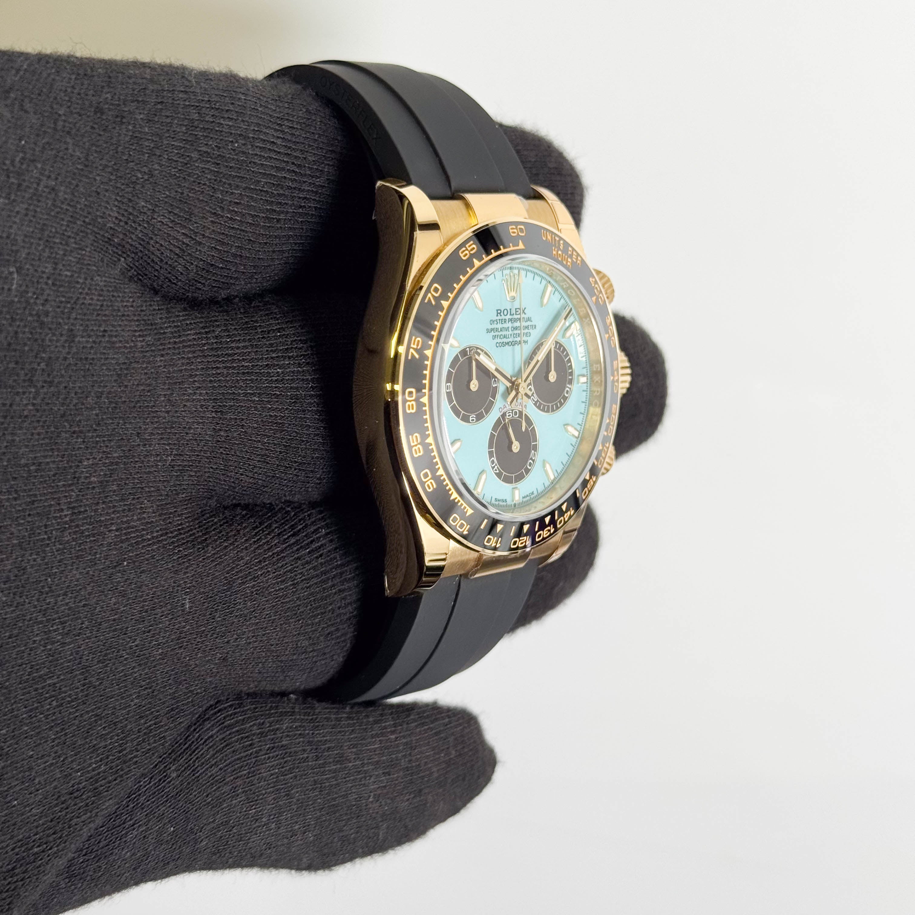 Rolex Daytona 40mm Turquoise Dial Watch Ref# 126518LN