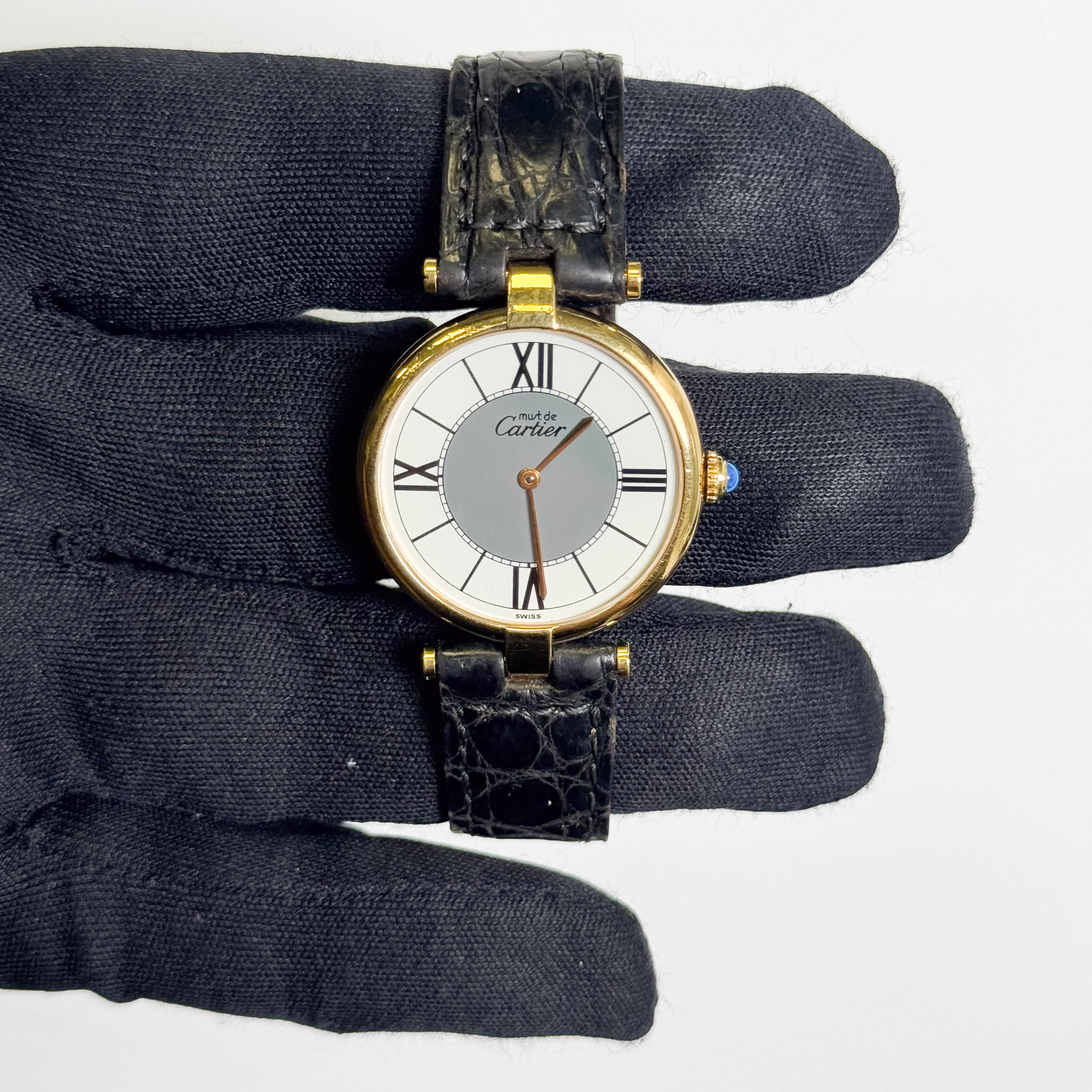 Cartier Must De Cartier 30mm Ivory Dial Watch Ref# 590003 - Happy Jewelers Fine Jewelry Lifetime Warranty