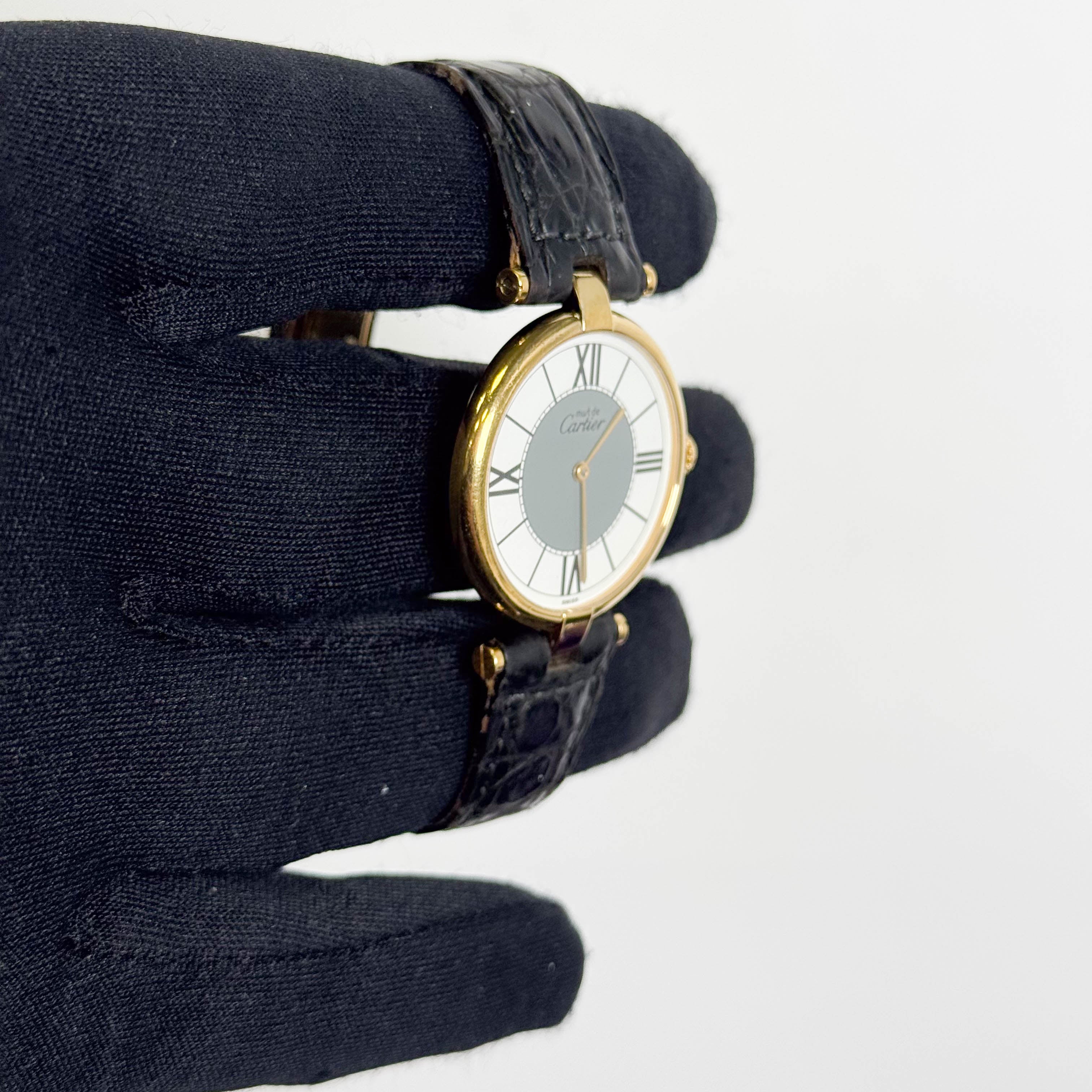 Cartier Must De Cartier 30mm Ivory Dial Watch Ref# 590003 - Happy Jewelers Fine Jewelry Lifetime Warranty