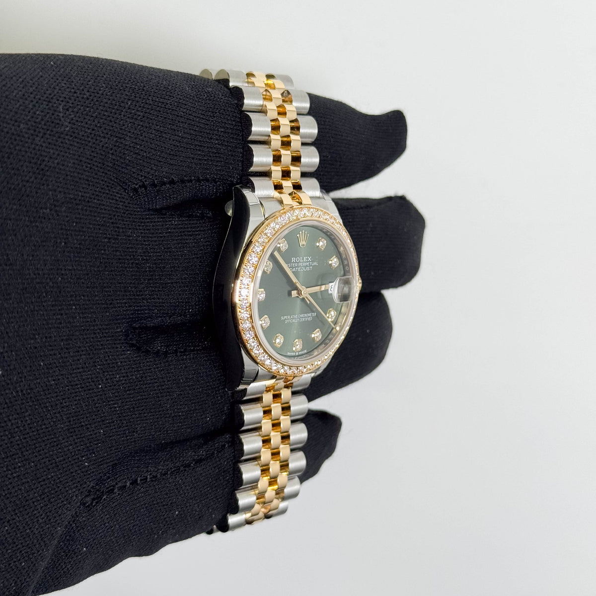 Rolex Datejust 31mm Green Dial Watch Ref# 278383RBR - Happy Jewelers Fine Jewelry Lifetime Warranty