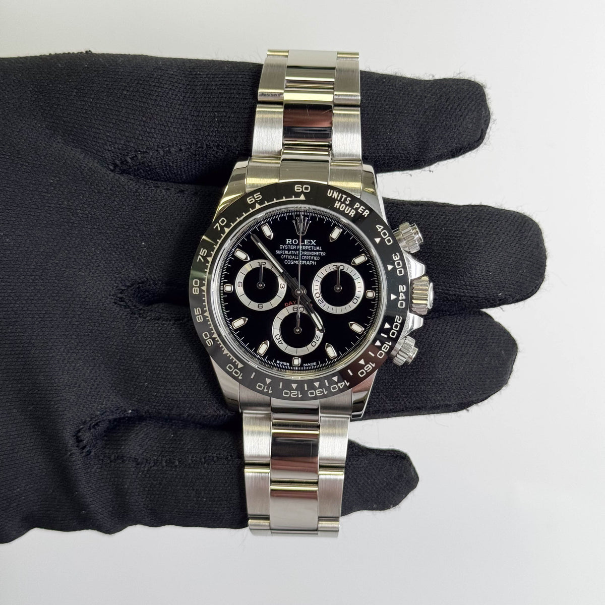 Rolex Daytona 40mm Black Dial Watch Ref# 116500LN - Happy Jewelers Fine Jewelry Lifetime Warranty