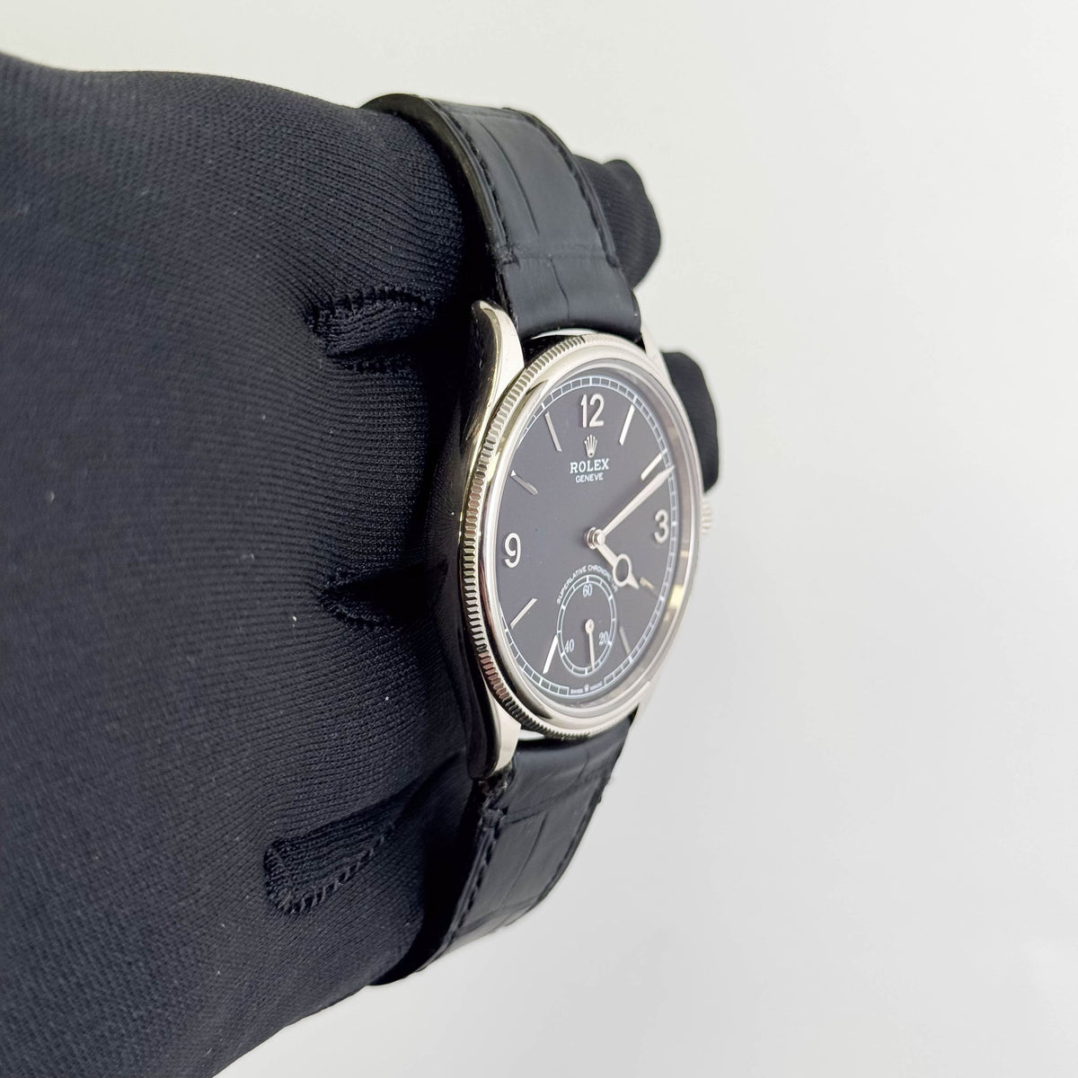 Rolex 1908 39mm Black Dial Watch Ref# 52509 - Happy Jewelers Fine Jewelry Lifetime Warranty