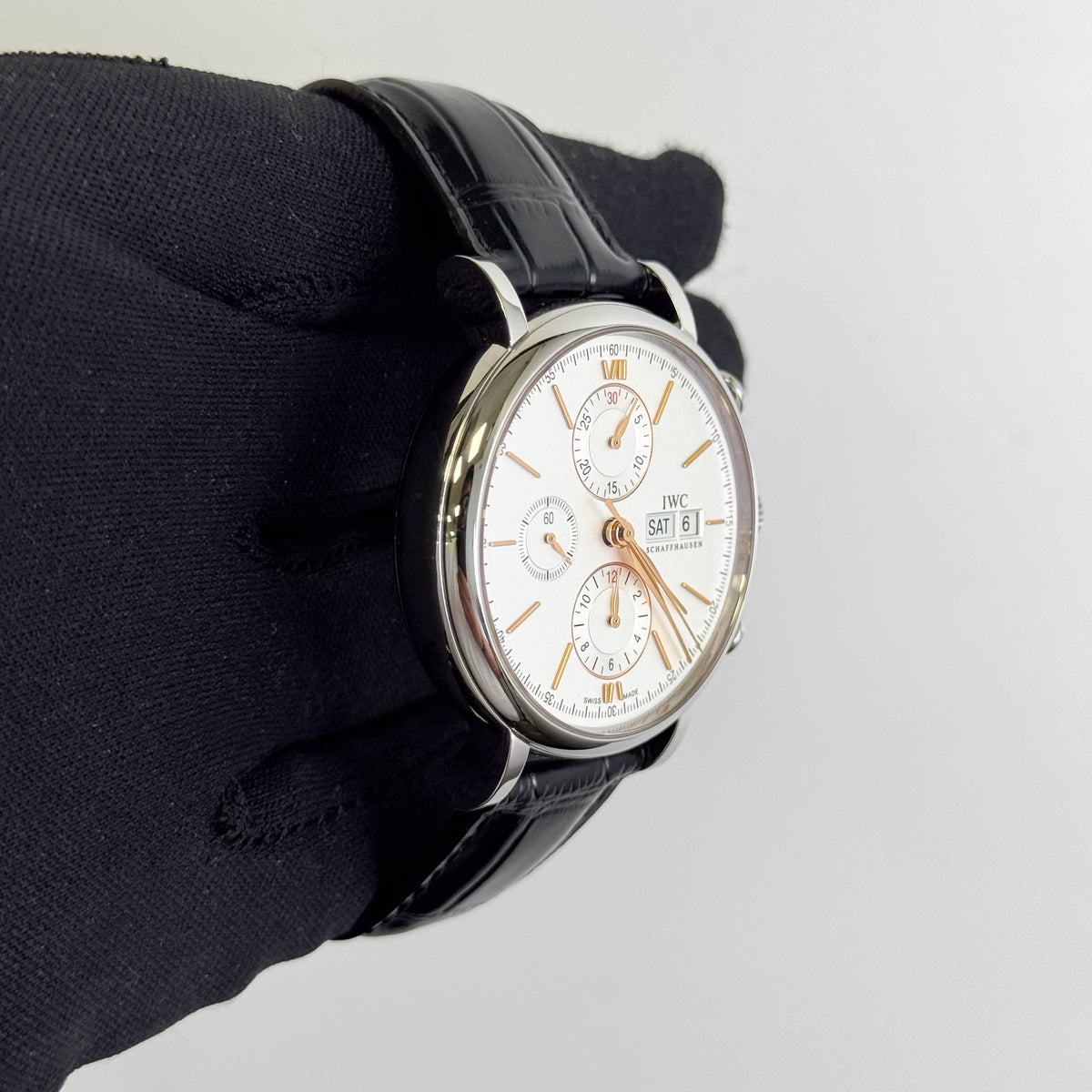 IWC Portofino 42mm White Dial Watch Ref# IW391031 - Happy Jewelers Fine Jewelry Lifetime Warranty