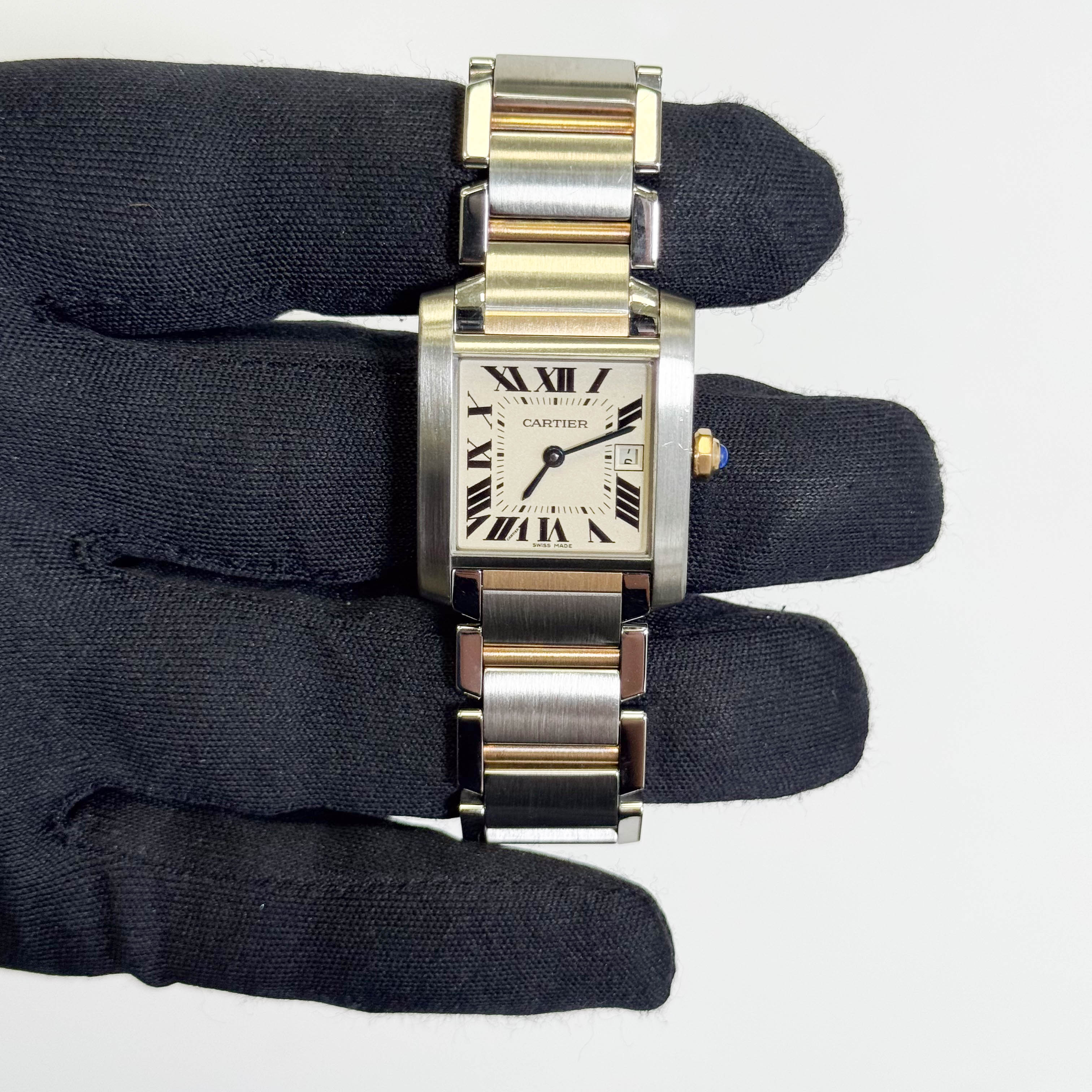 Cartier Tank 25mm White Dial Watch Ref# W51012Q4 - Happy Jewelers Fine Jewelry Lifetime Warranty