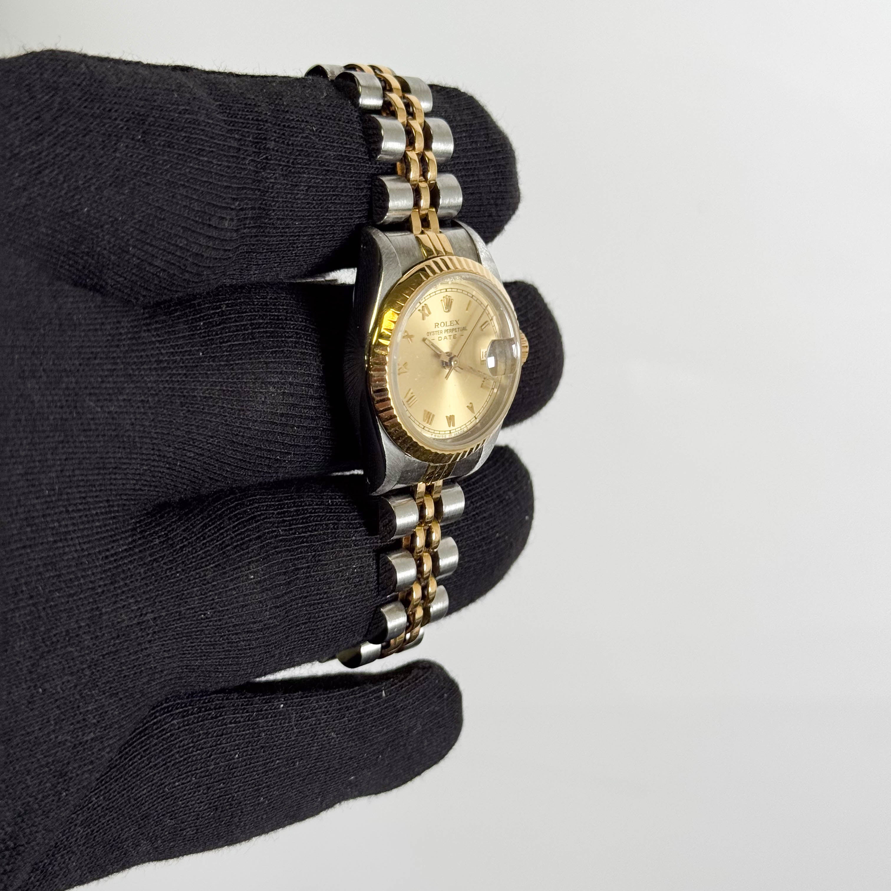 Rolex Datejust 26mm Champagne Dial Watch Ref# 69173