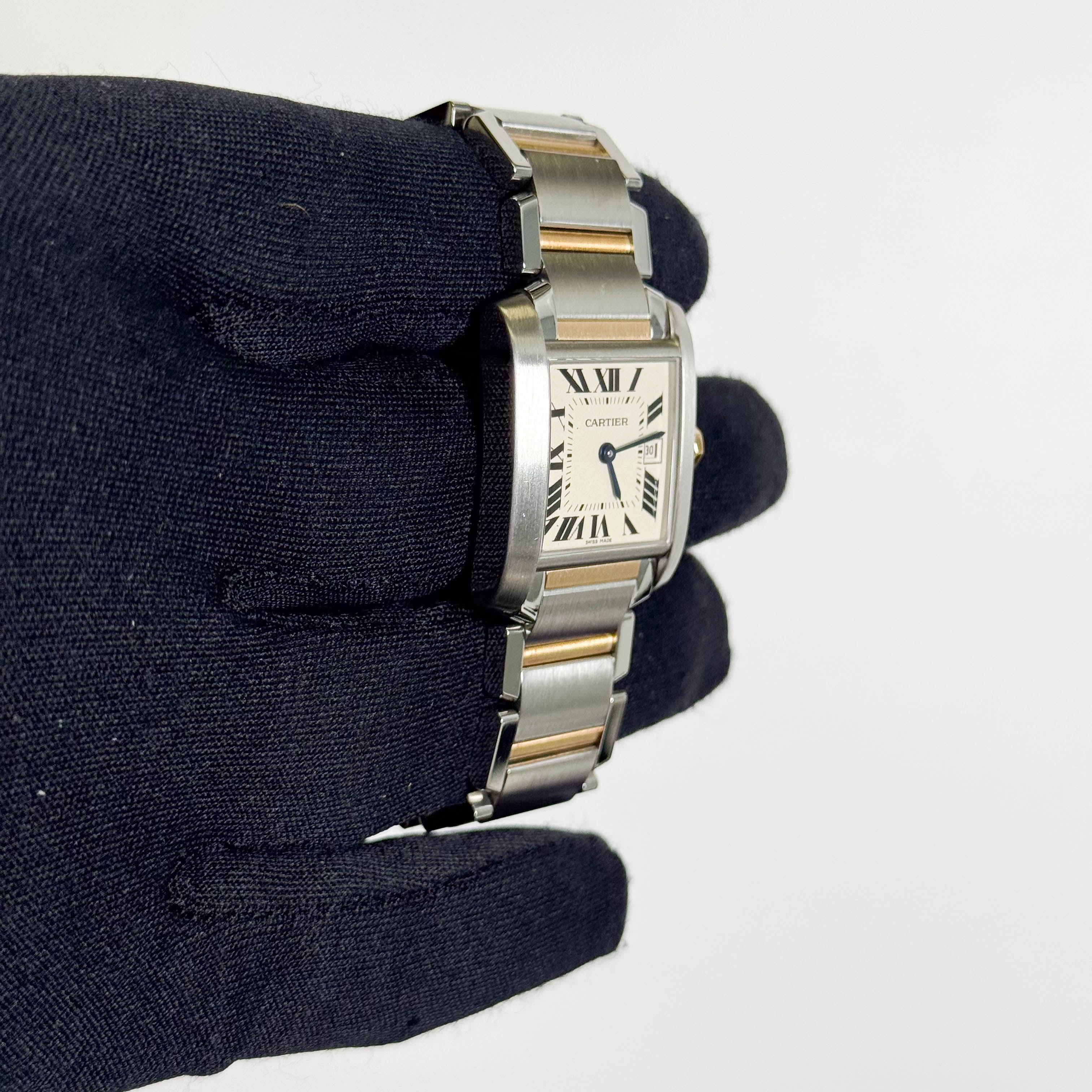 Cartier Tank 25mm White Dial Watch Ref# W51012Q4 - Happy Jewelers Fine Jewelry Lifetime Warranty