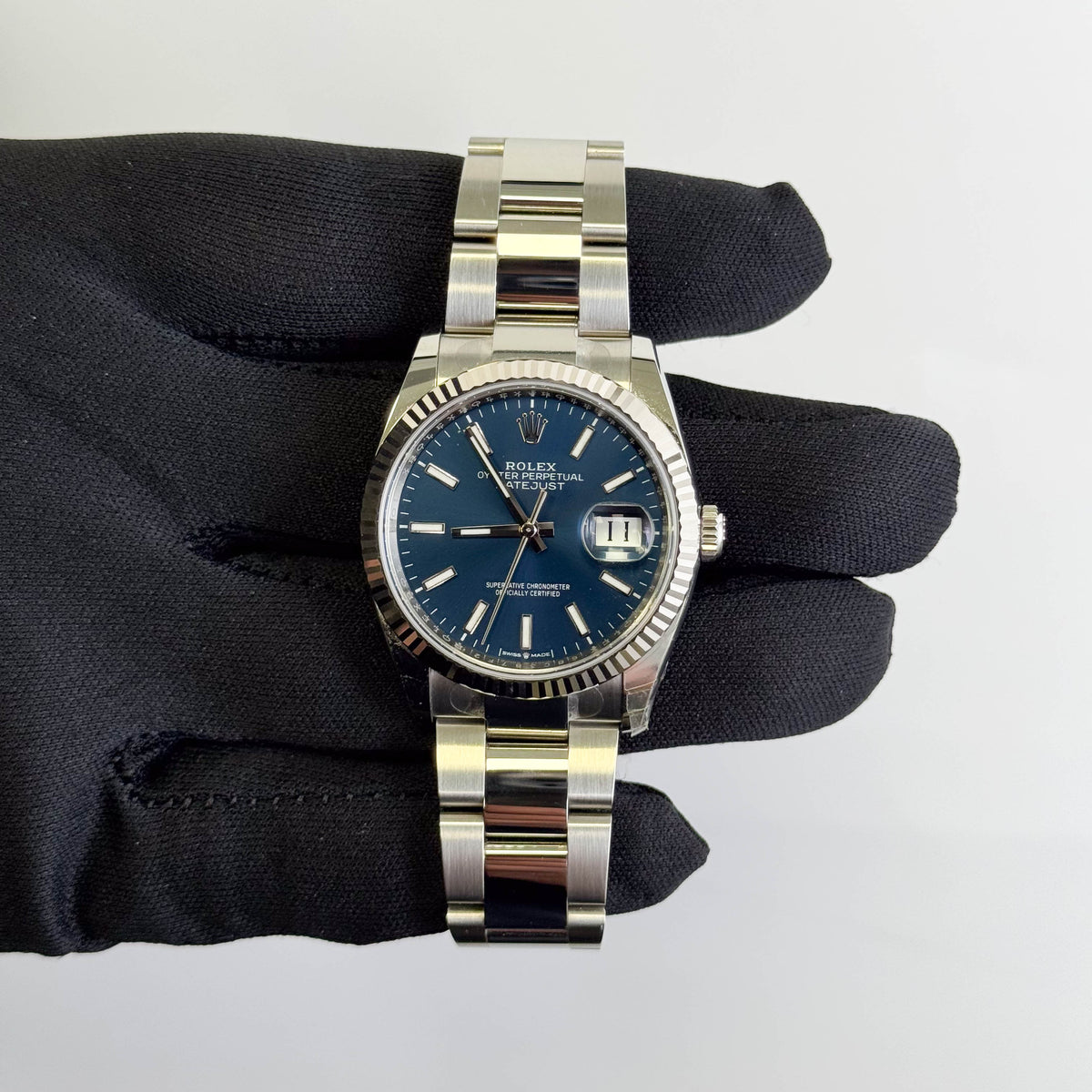 Rolex Datejust 36mm Blue Dial watch Ref# 126234