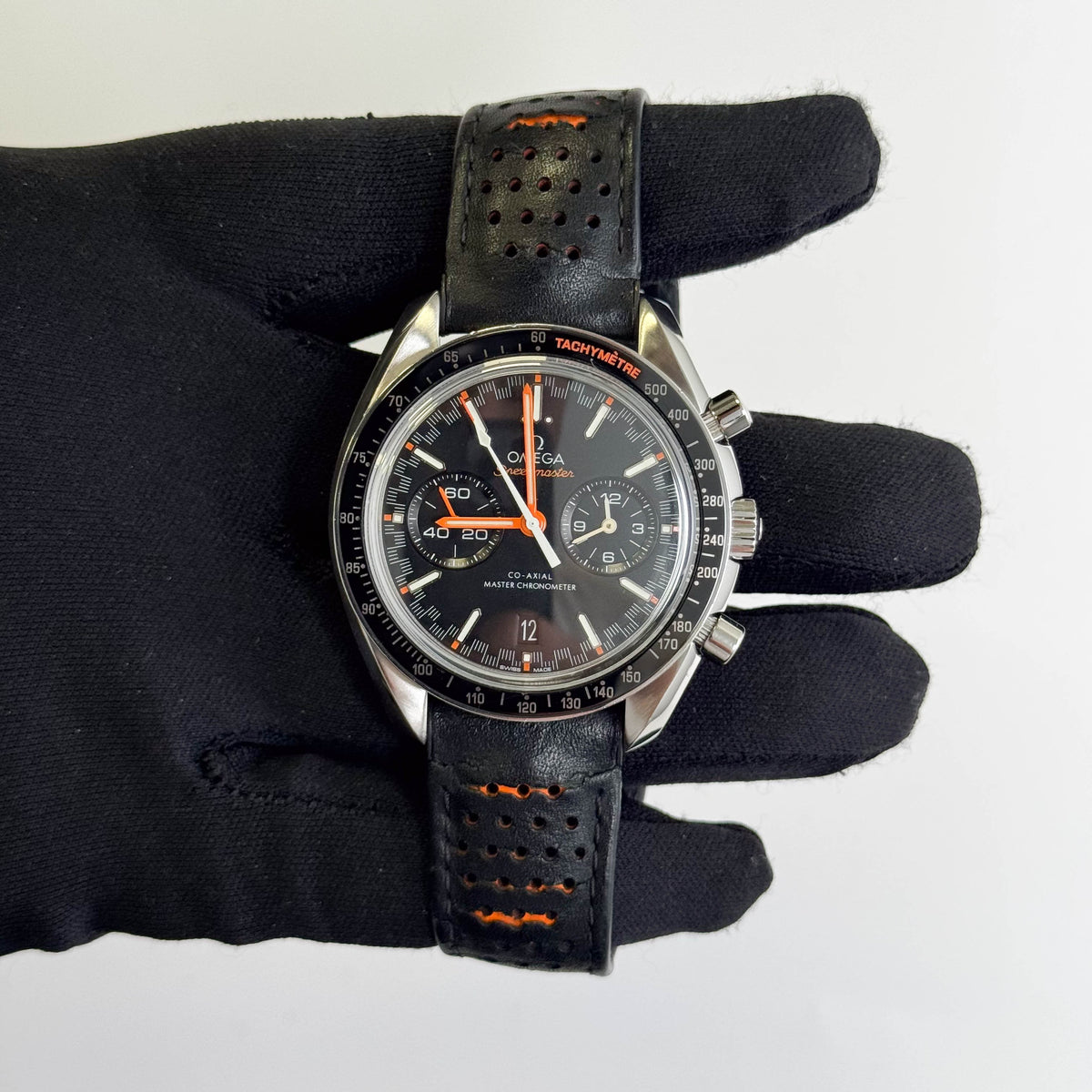Omega Speedmaster Racing 40mm Black Dial Watch Ref: 329.32.44.51.01.001 - Happy Jewelers Fine Jewelry Lifetime Warranty