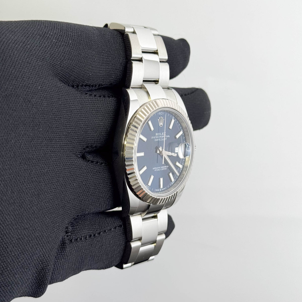 Rolex Datejust 41mm Blue Dial Watch Ref# 126334