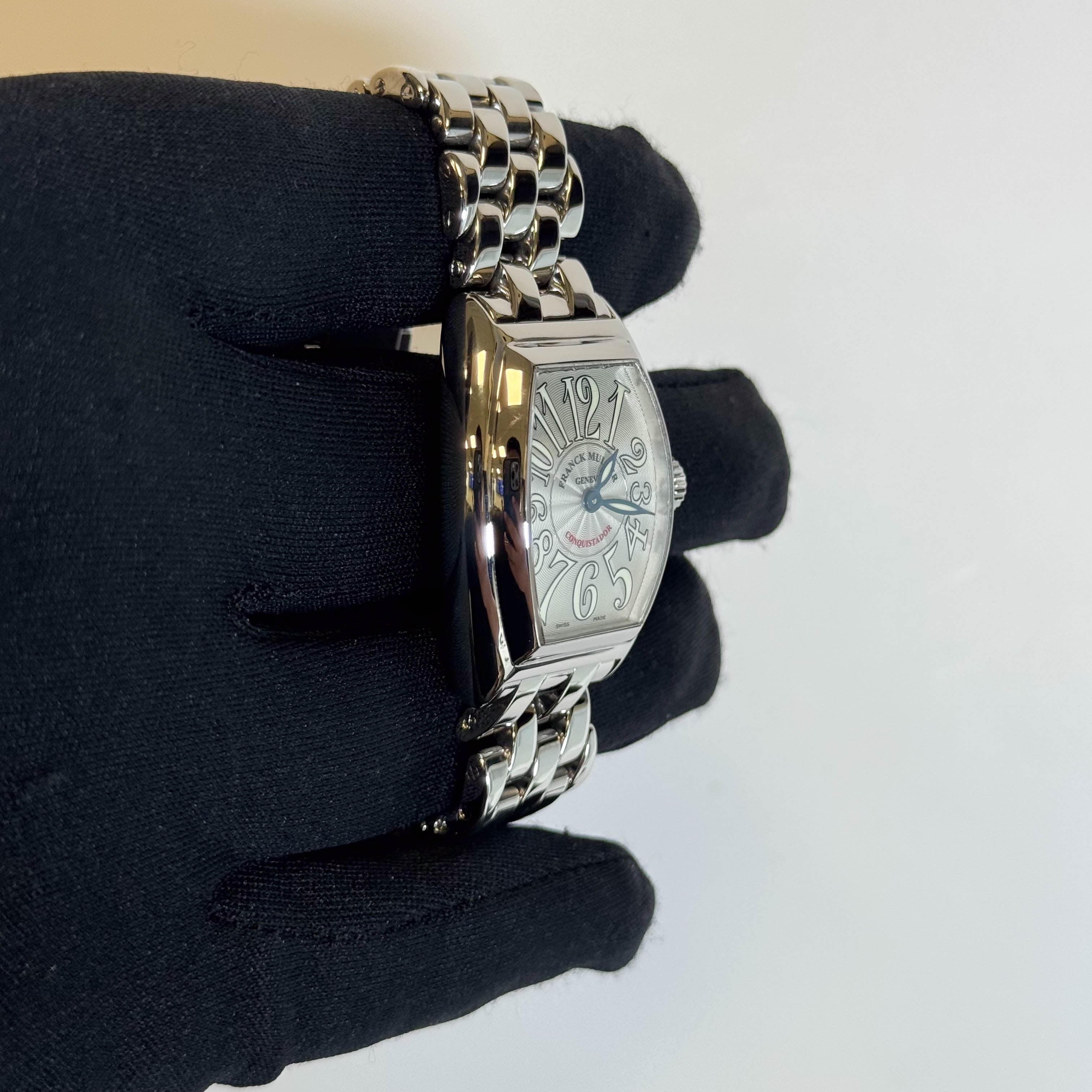 Franck Muller Conquistador 28mm Silver Dial Ref# 8005LQZ