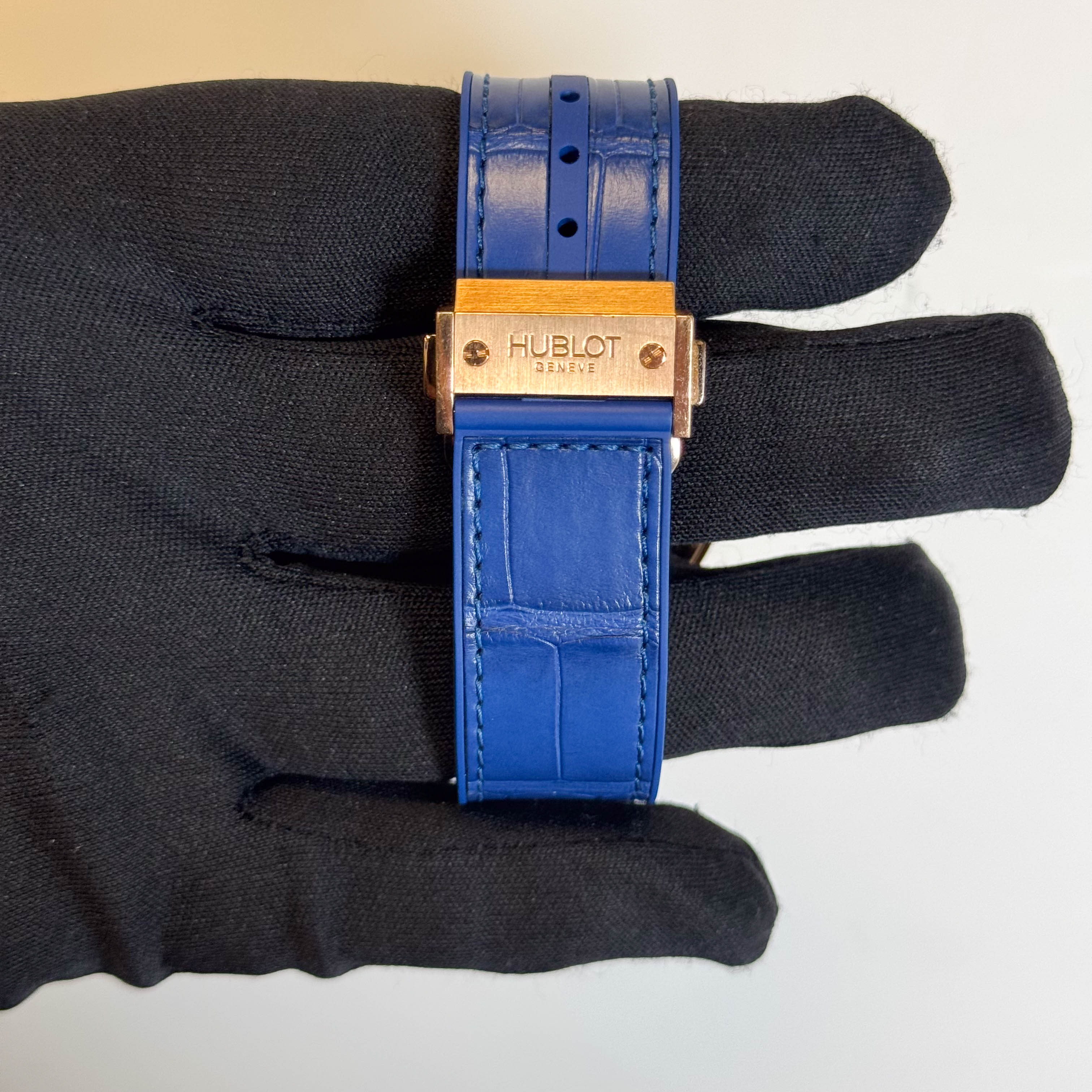 Hublot Big Bang Tutti Fruitti 41mm Blue Tourbillion Dial Watch Ref# 345.PL.5190.LR.0901