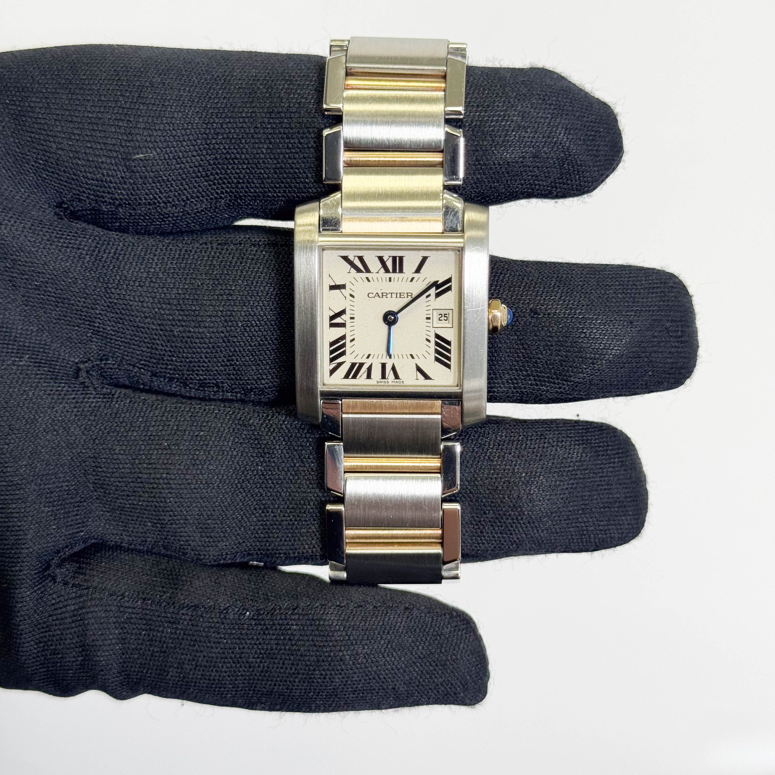 Cartier Tank 25mm White Dial Watch Ref# W51012Q4 - Happy Jewelers Fine Jewelry Lifetime Warranty