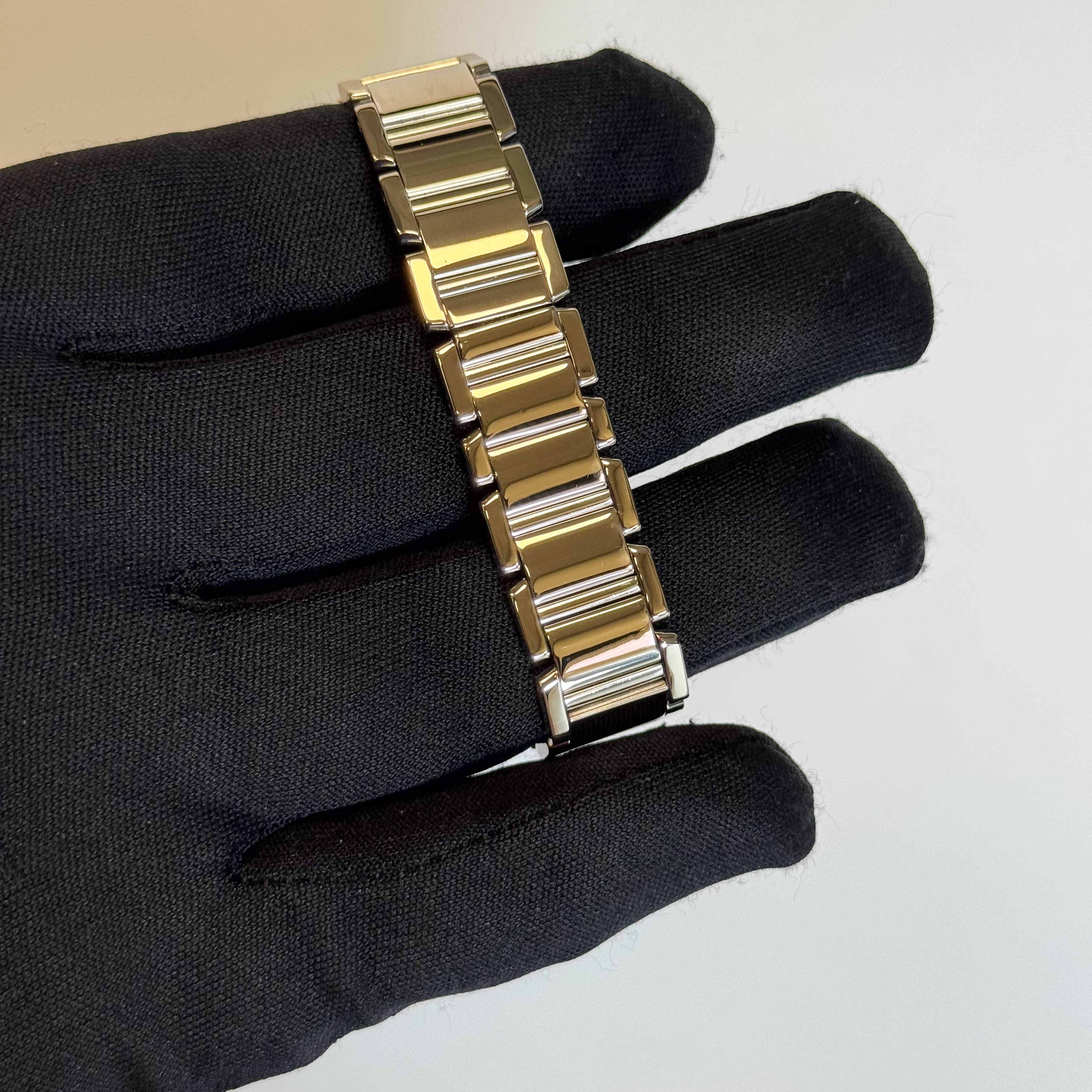 Cartier Tank 25mm White Dial Watch Ref# WE1002S3