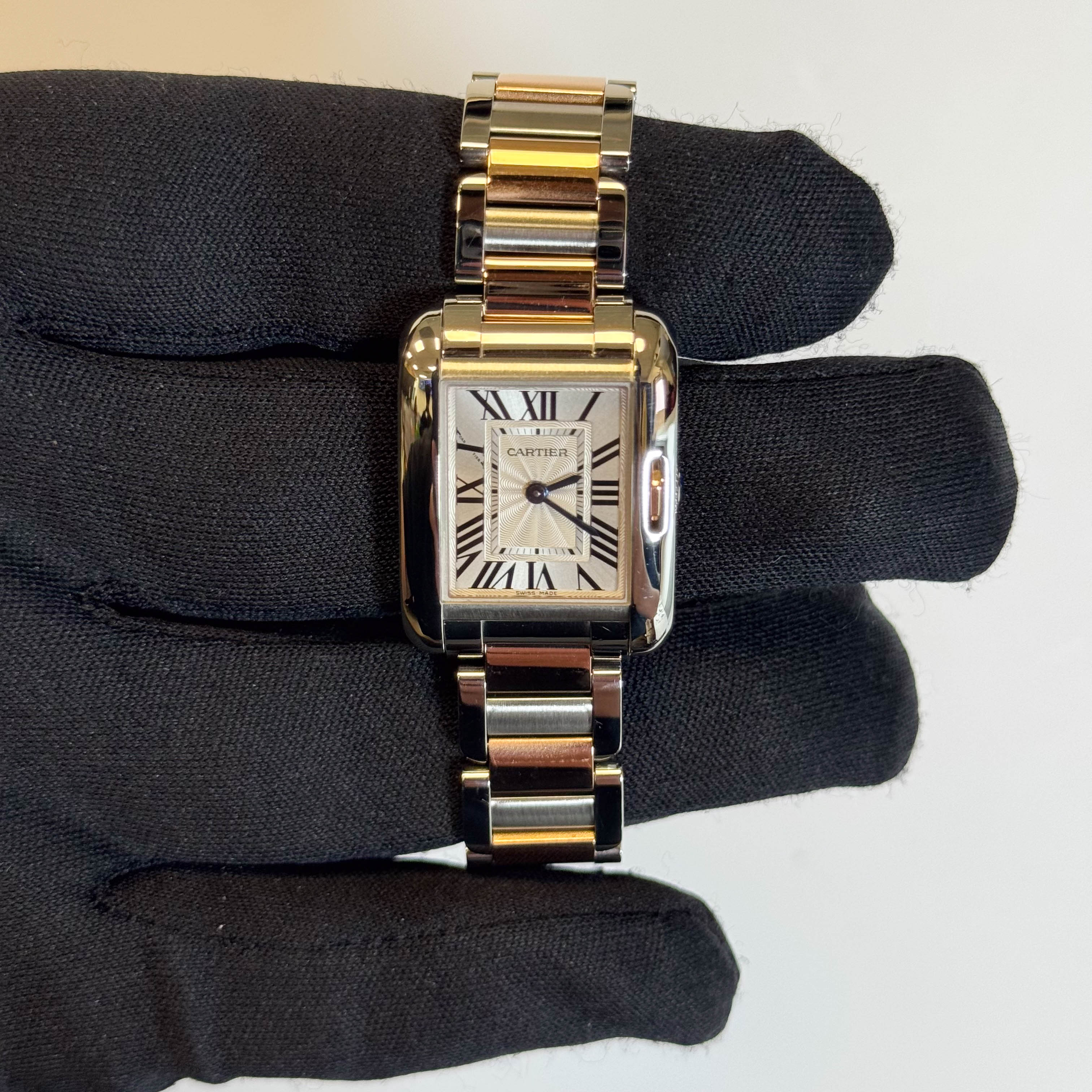 Cartier Tank 22mm Silver Dial Watch Ref# W5310019