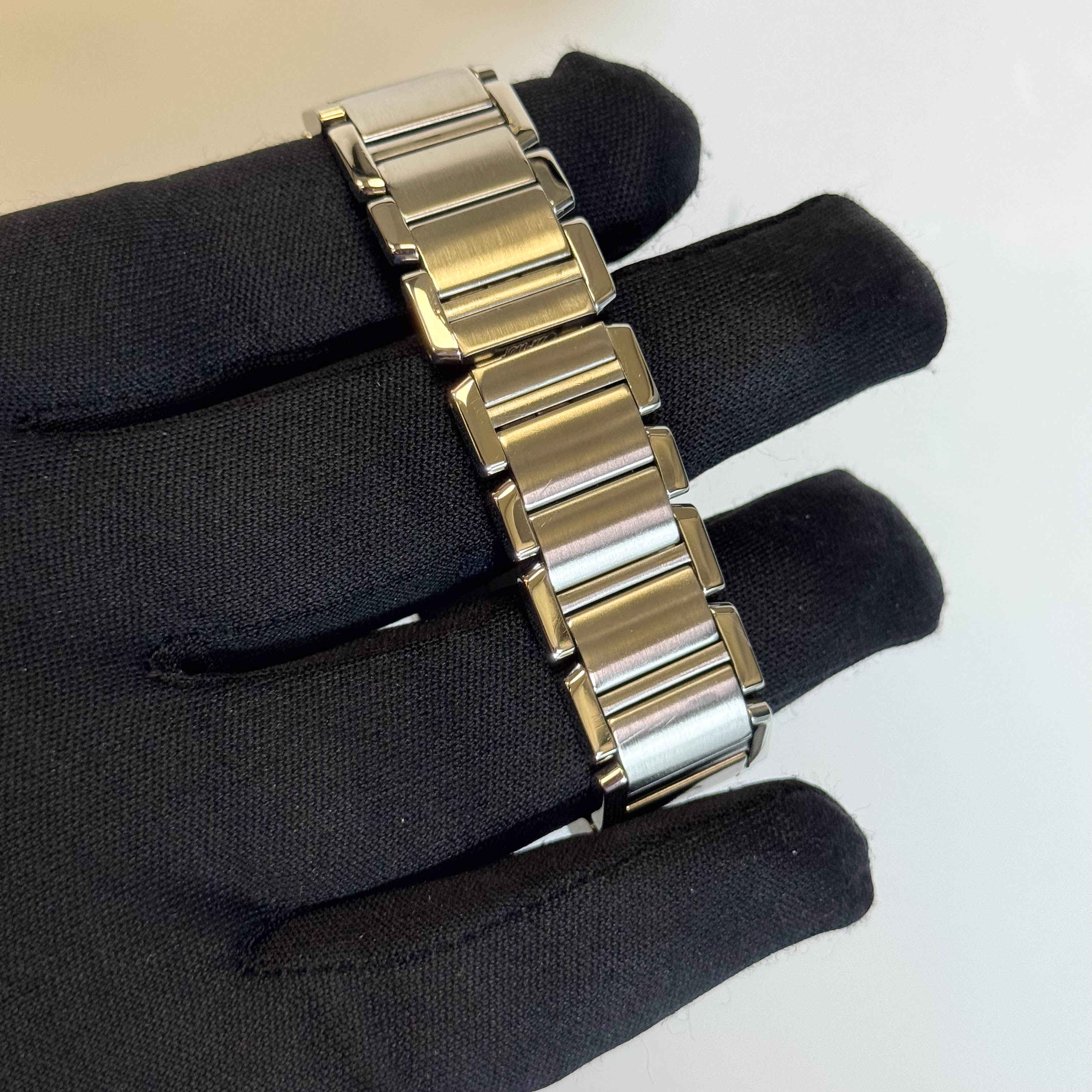 Cartier Tank 25mm White Dial Watch Ref# W51003Q3