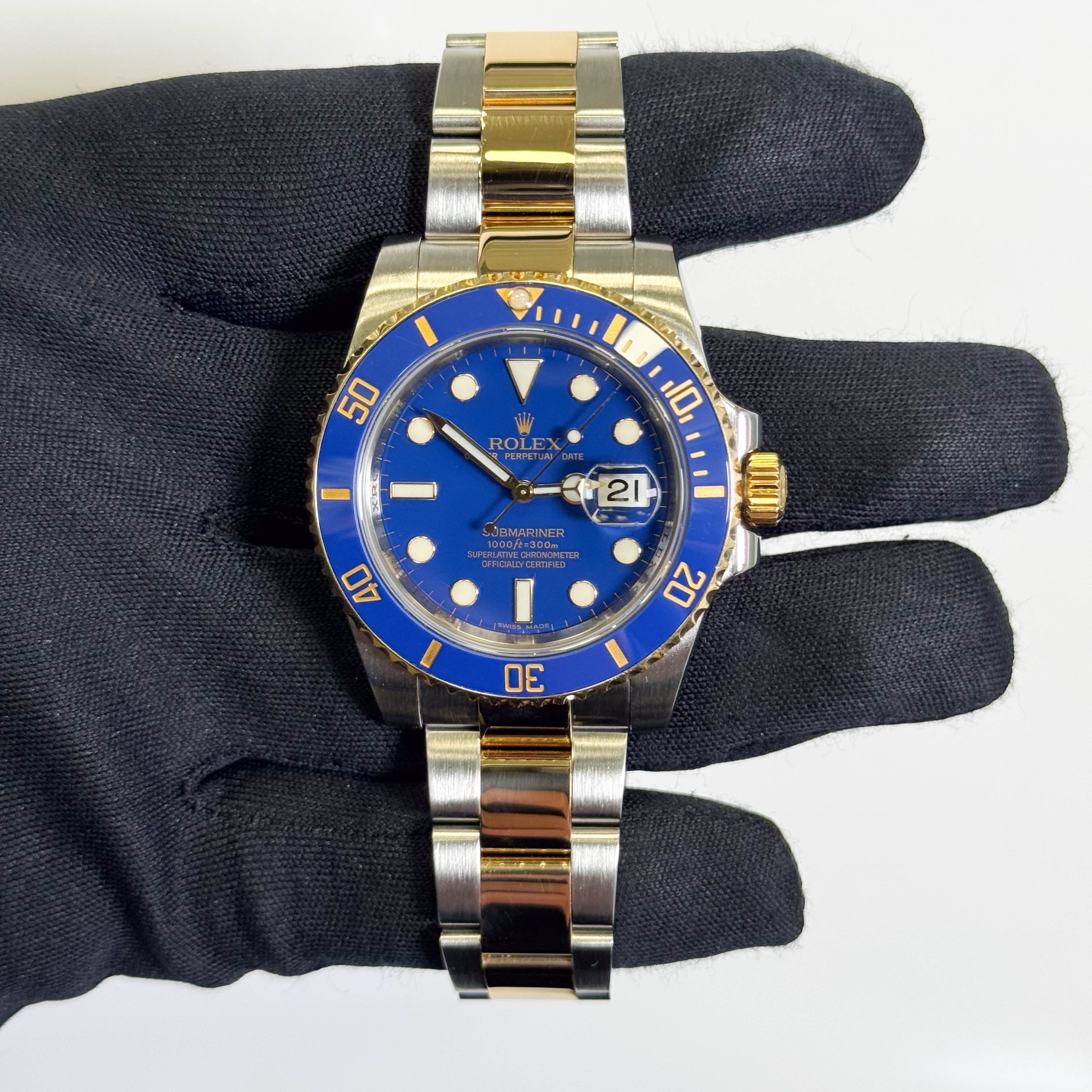 Rolex Submariner 41mm Blue Dial Watch Ref# 126613LB - Happy Jewelers Fine Jewelry Lifetime Warranty