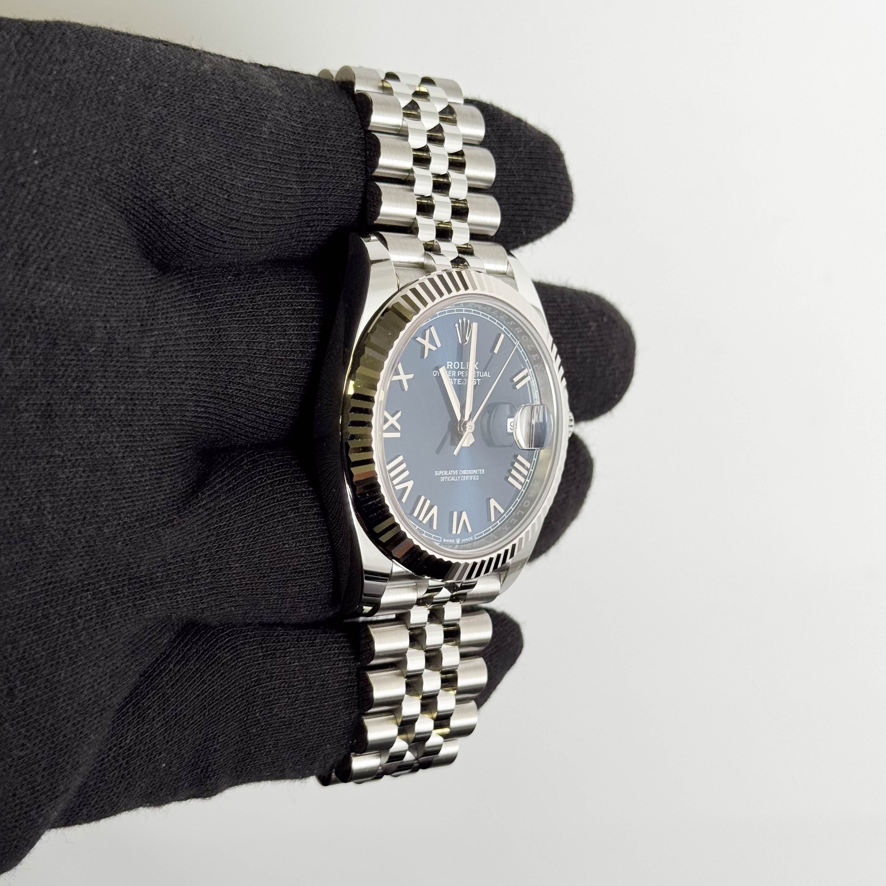 Rolex Datejust 41mm Blue Dial Watch Ref# 126334