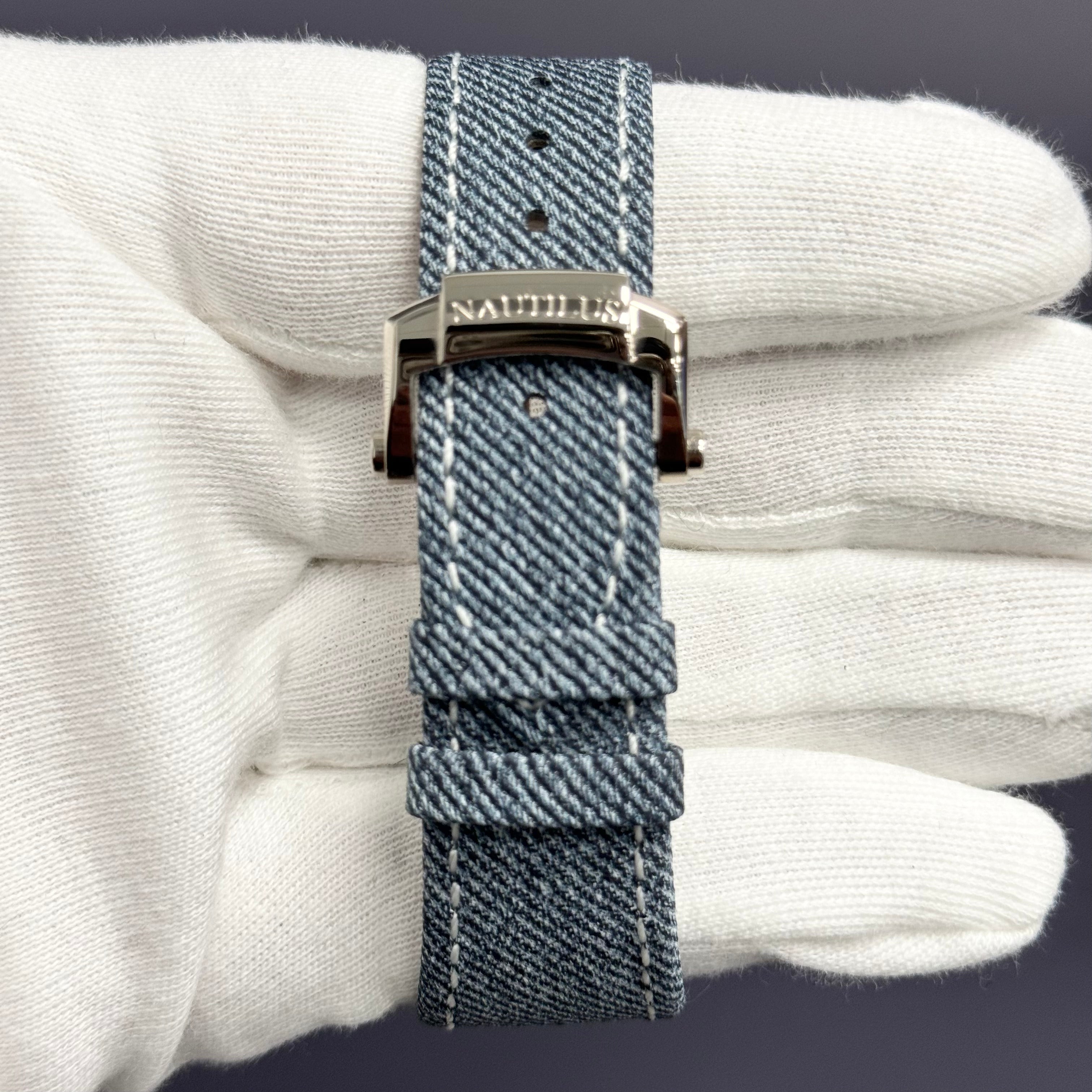 Patek Philippe Nautilus 40.5mm Blue Dial Ref# 5980/60G-001 - Happy Jewelers Fine Jewelry Lifetime Warranty