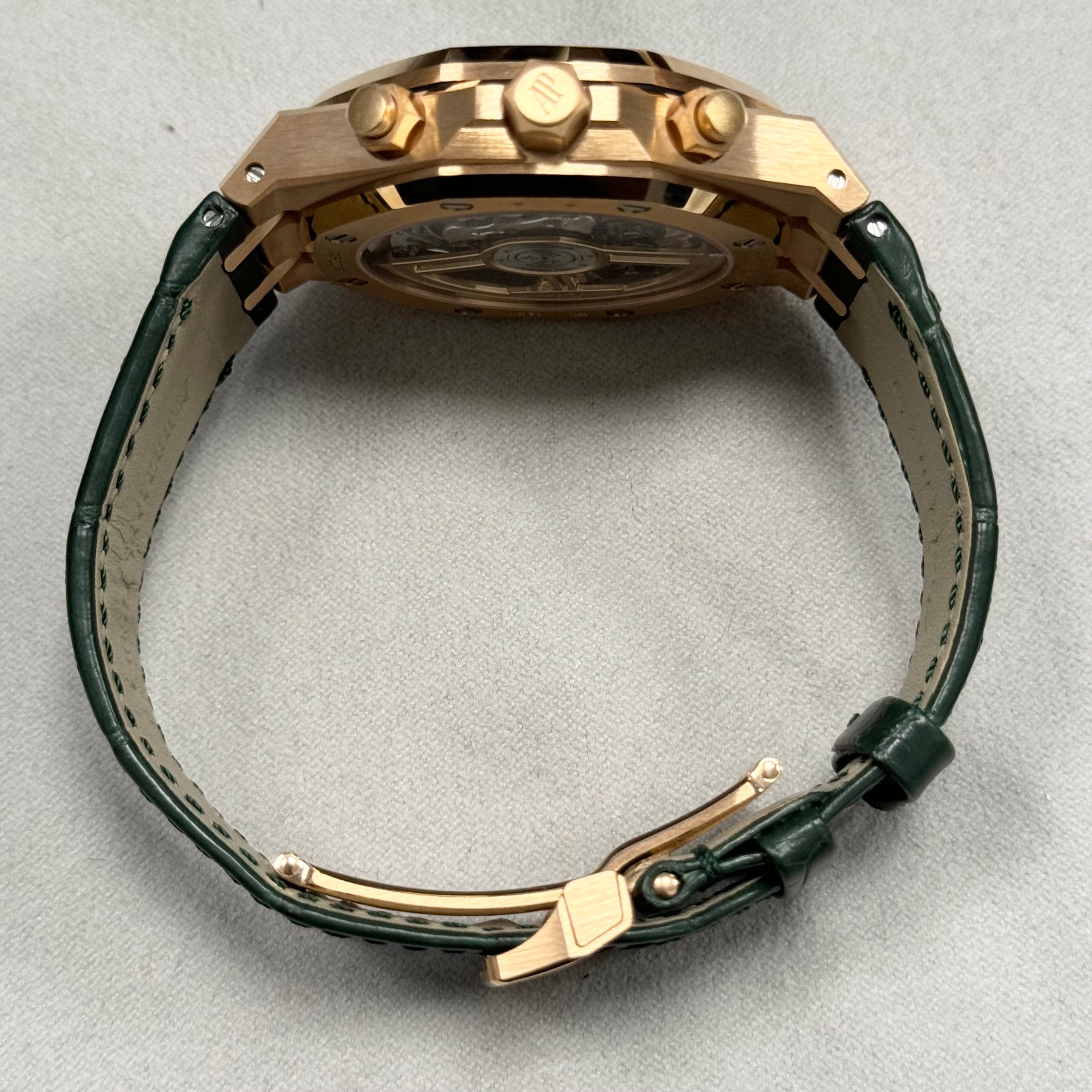 Audemars Piguet Royal Oak 41mm Green Dial Watch Ref# 26240OR.OO.D404CR.01 - Happy Jewelers Fine Jewelry Lifetime Warranty