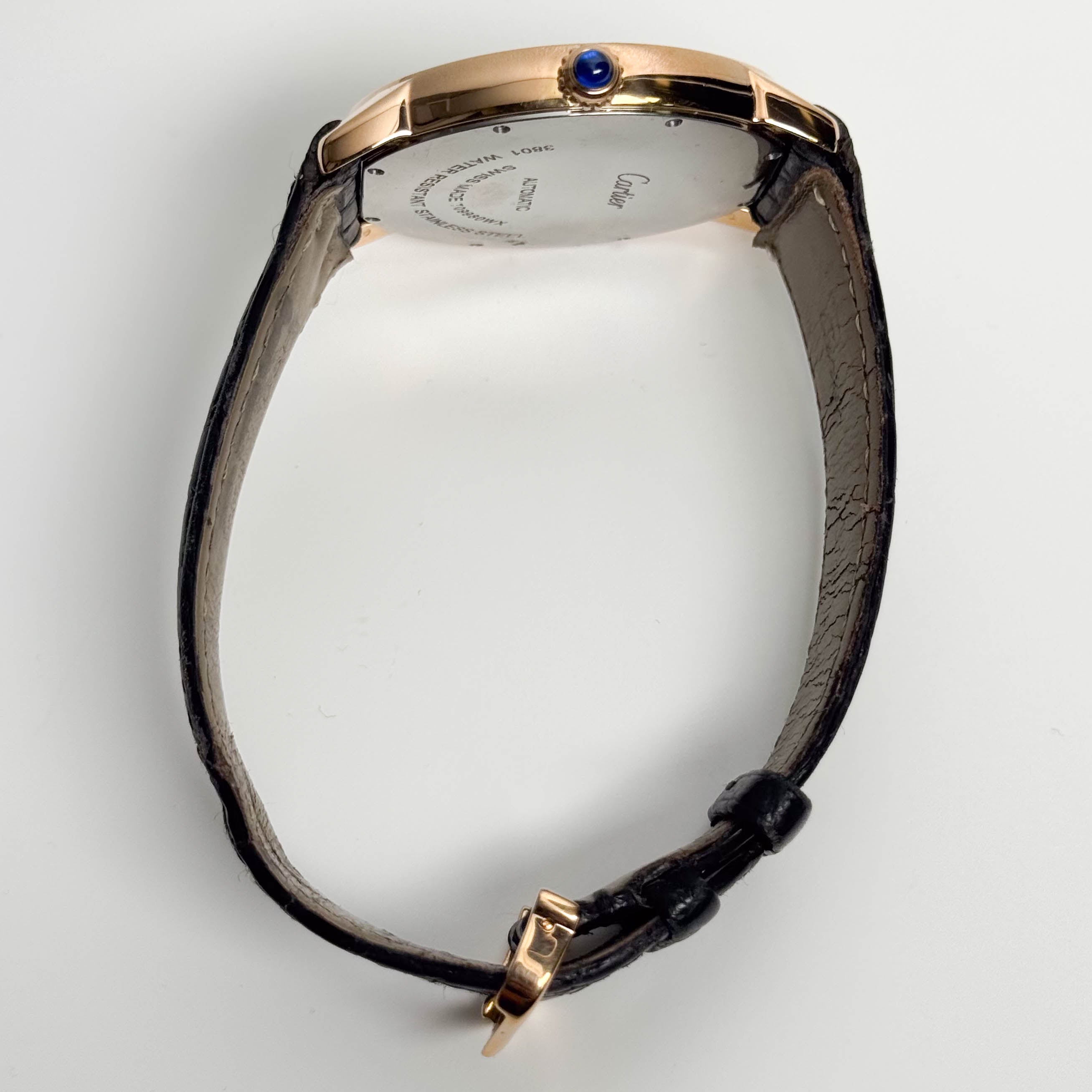Cartier Ronde Solo 42mm Silver Opaline Dial Watch Ref# W6701009