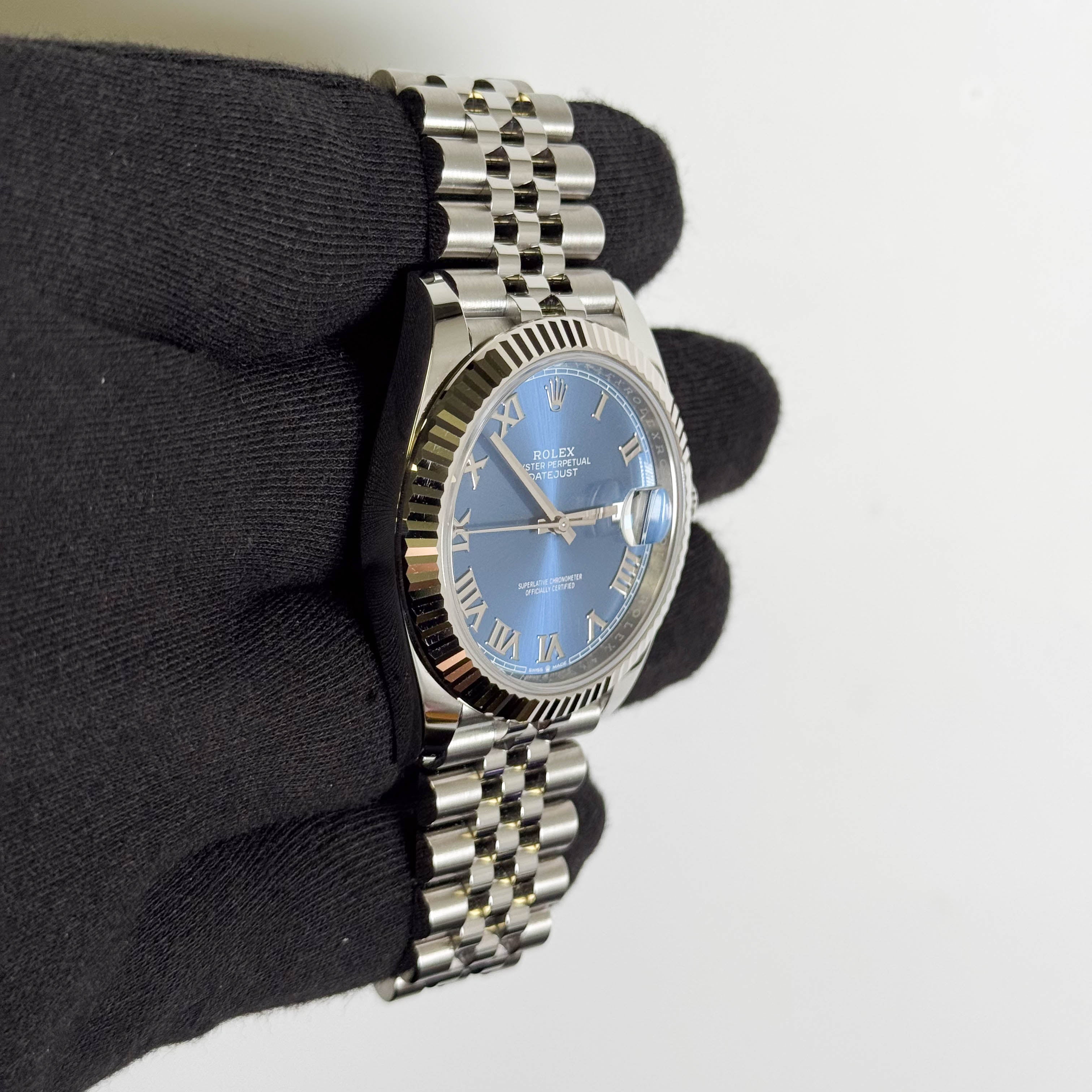 Rolex Datejust 41mm White Dial Watch Ref# 126334