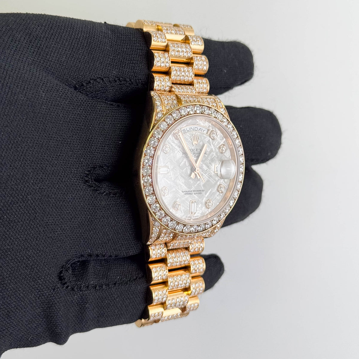 Rolex Day-Date 36mm Meteorite Dial Watch Ref# 118235 - Happy Jewelers Fine Jewelry Lifetime Warranty