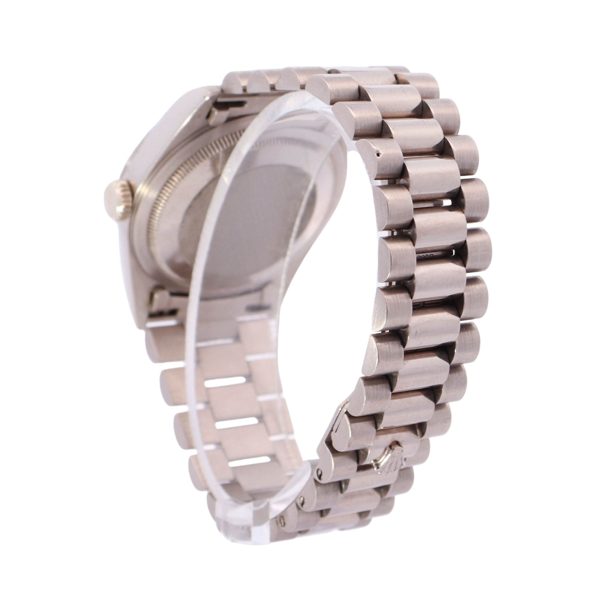 Rolex Day-Date White Gold 36mm Blue Myriad Diamond Dial Watch Reference# 18239 - Happy Jewelers Fine Jewelry Lifetime Warranty