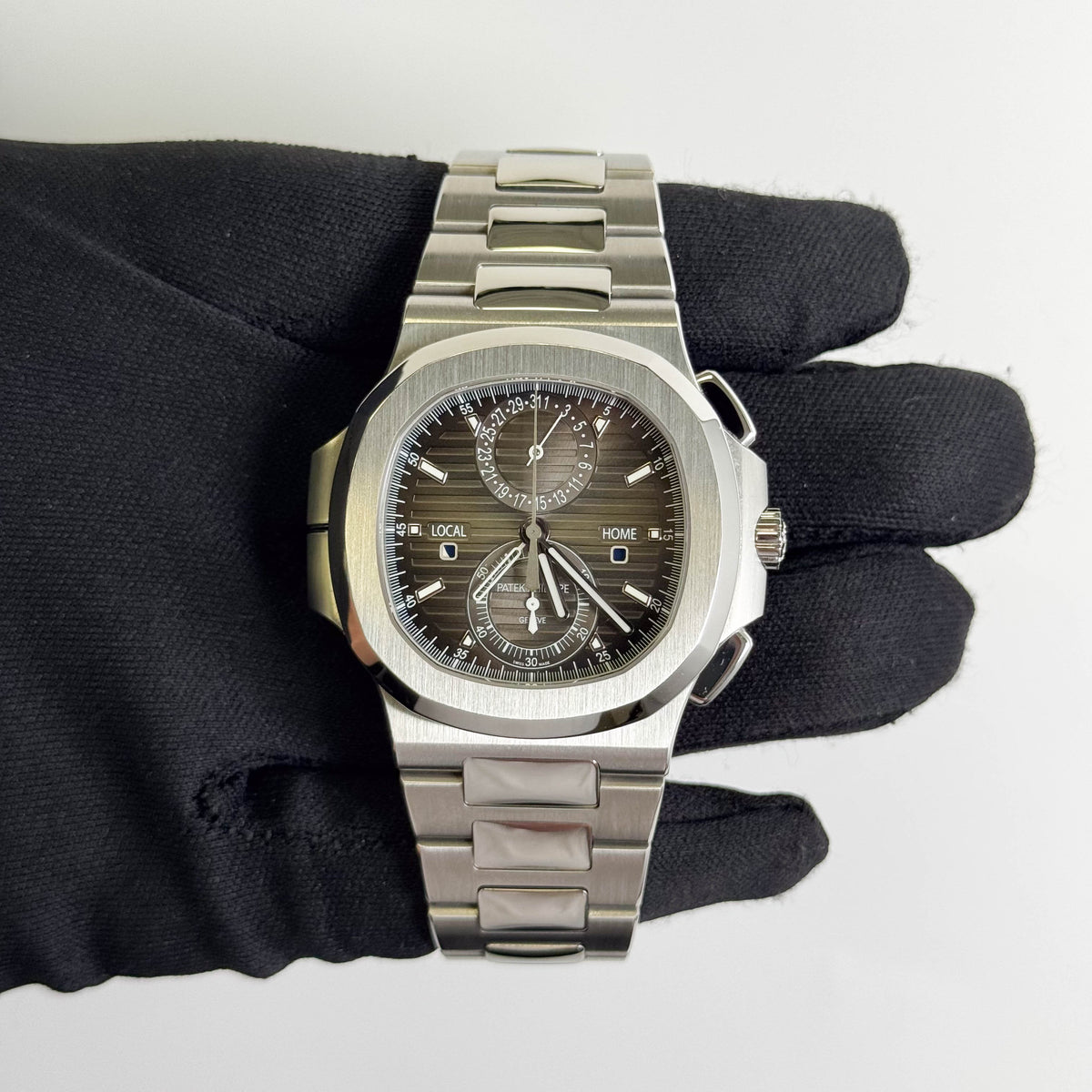 Patek Philippe Nautilus 40.5mm Grey Dial Watch Ref# 5990/1A-001 - Happy Jewelers Fine Jewelry Lifetime Warranty