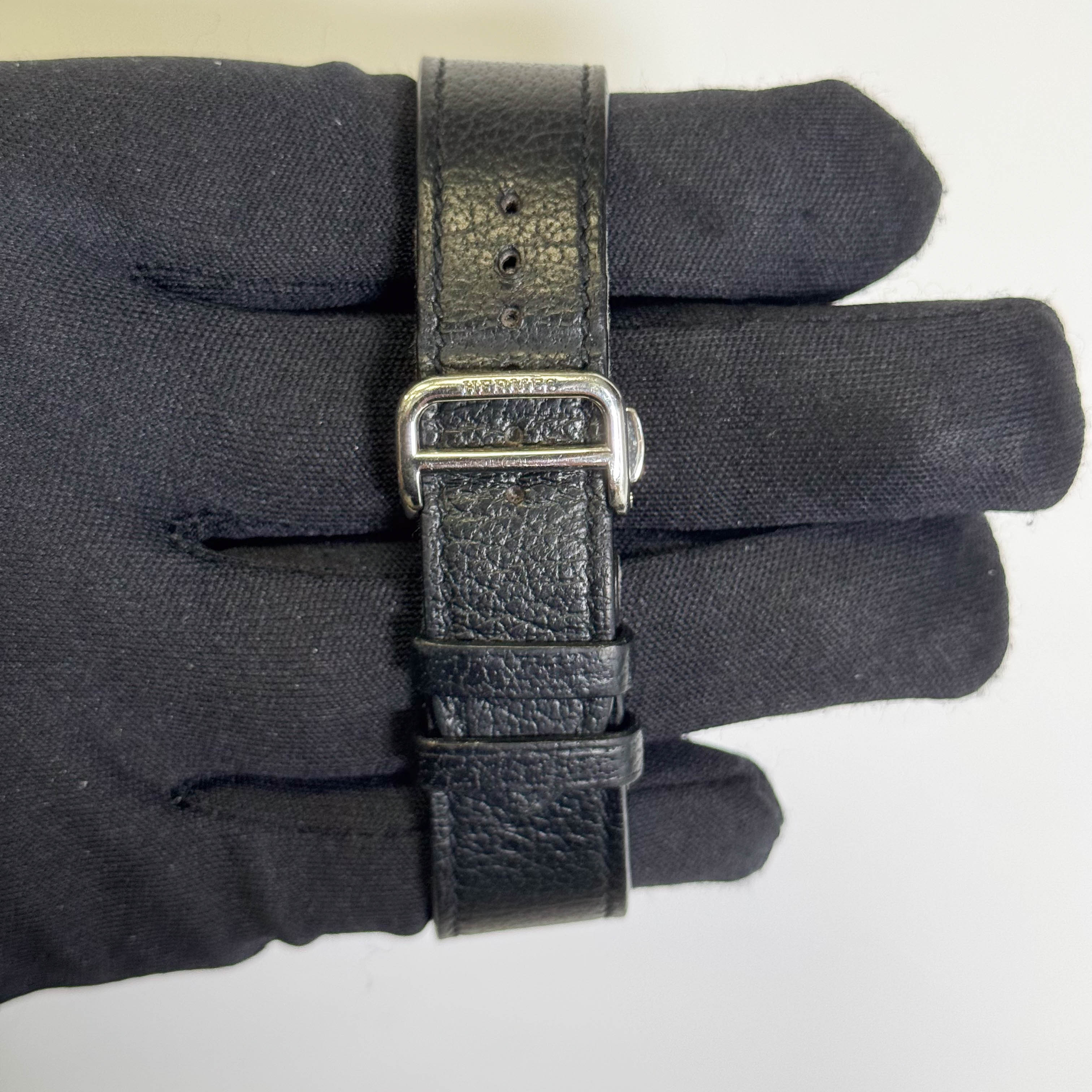 Hermes Arceau 41mm White Dial Watch Ref# AR4.810