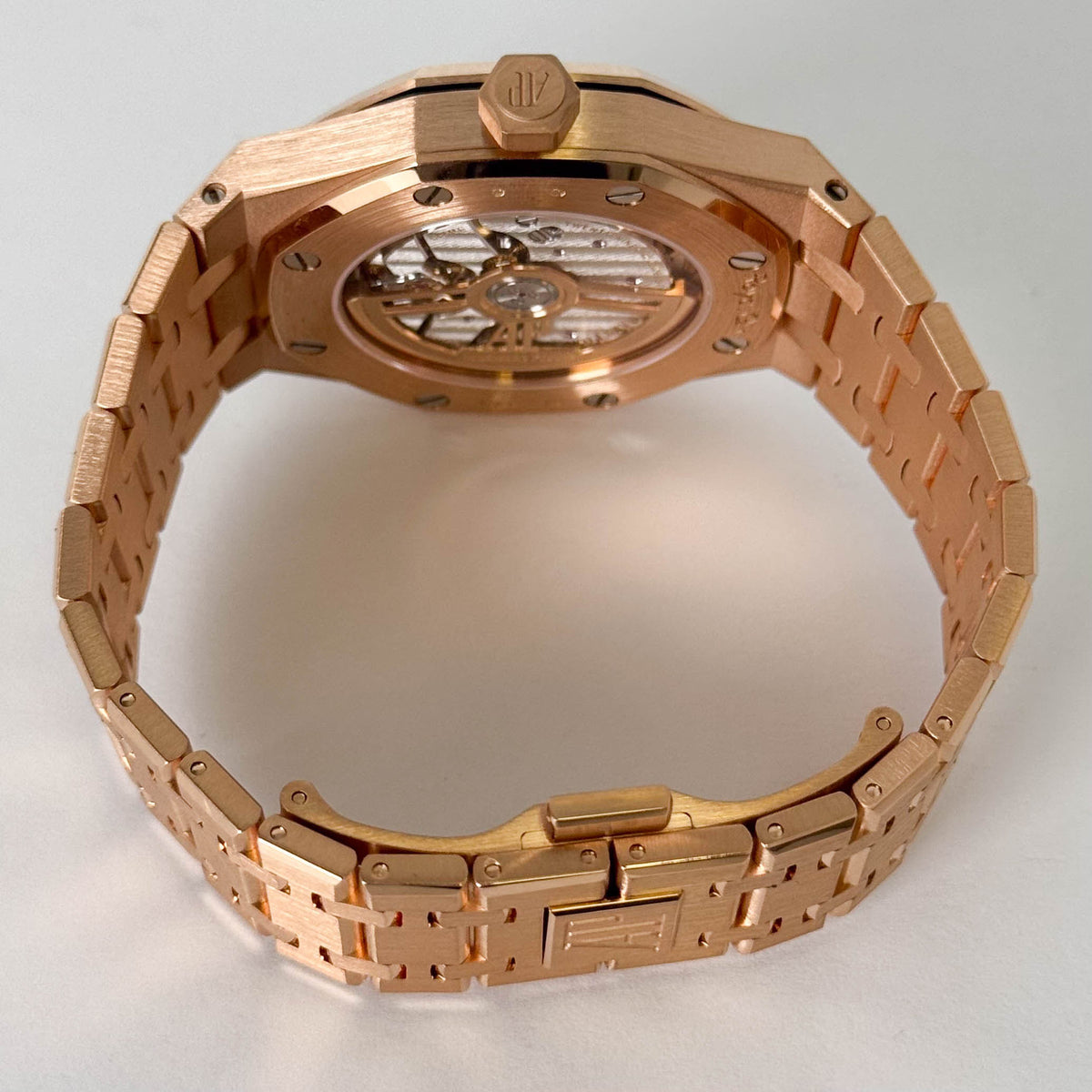 Audemars Piguet Royal Oak 37mm White Dial Watch Ref# 15551OR.ZZ.1356OR.04 - Happy Jewelers Fine Jewelry Lifetime Warranty