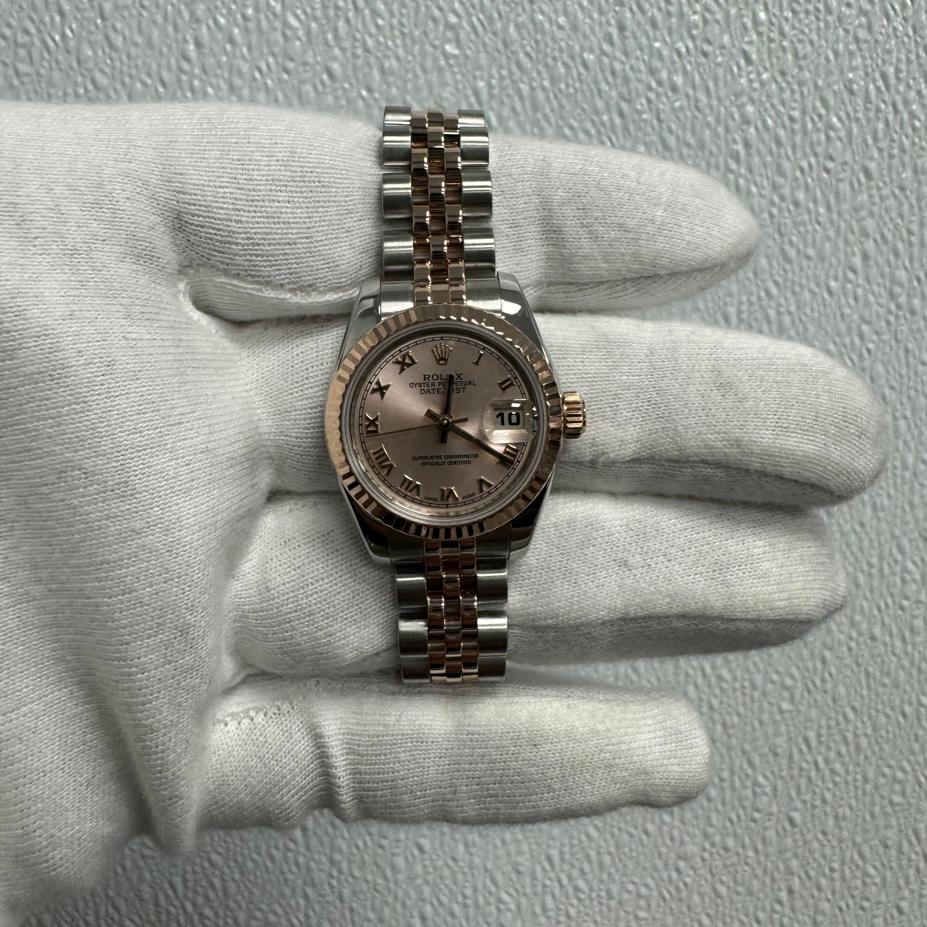 Rolex Datejust 26mm Pink Dial Ref# 179171 - Happy Jewelers Fine Jewelry Lifetime Warranty