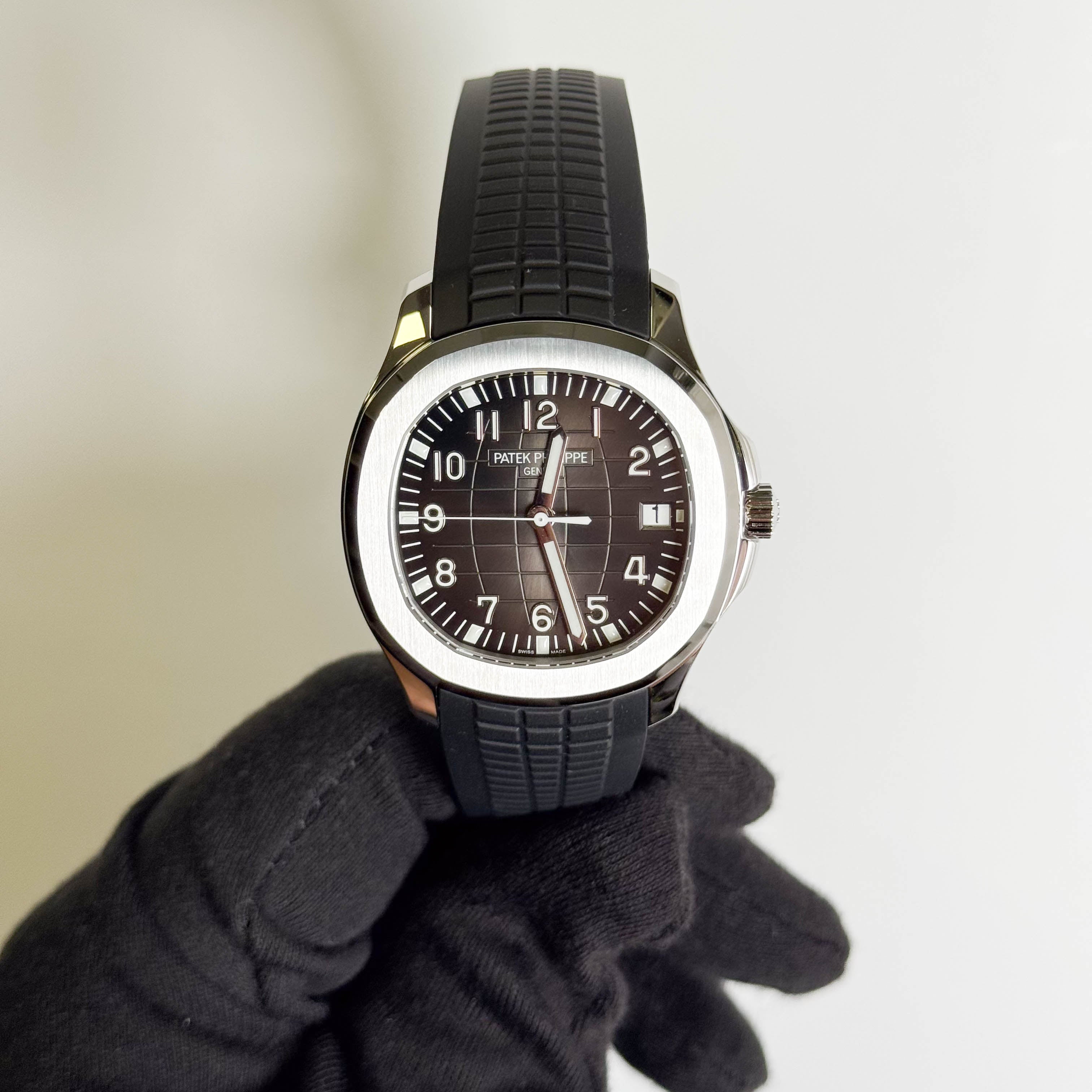 Patek Philippe Aquanaut 40mm Black Dial Watch Ref# 5167A-001