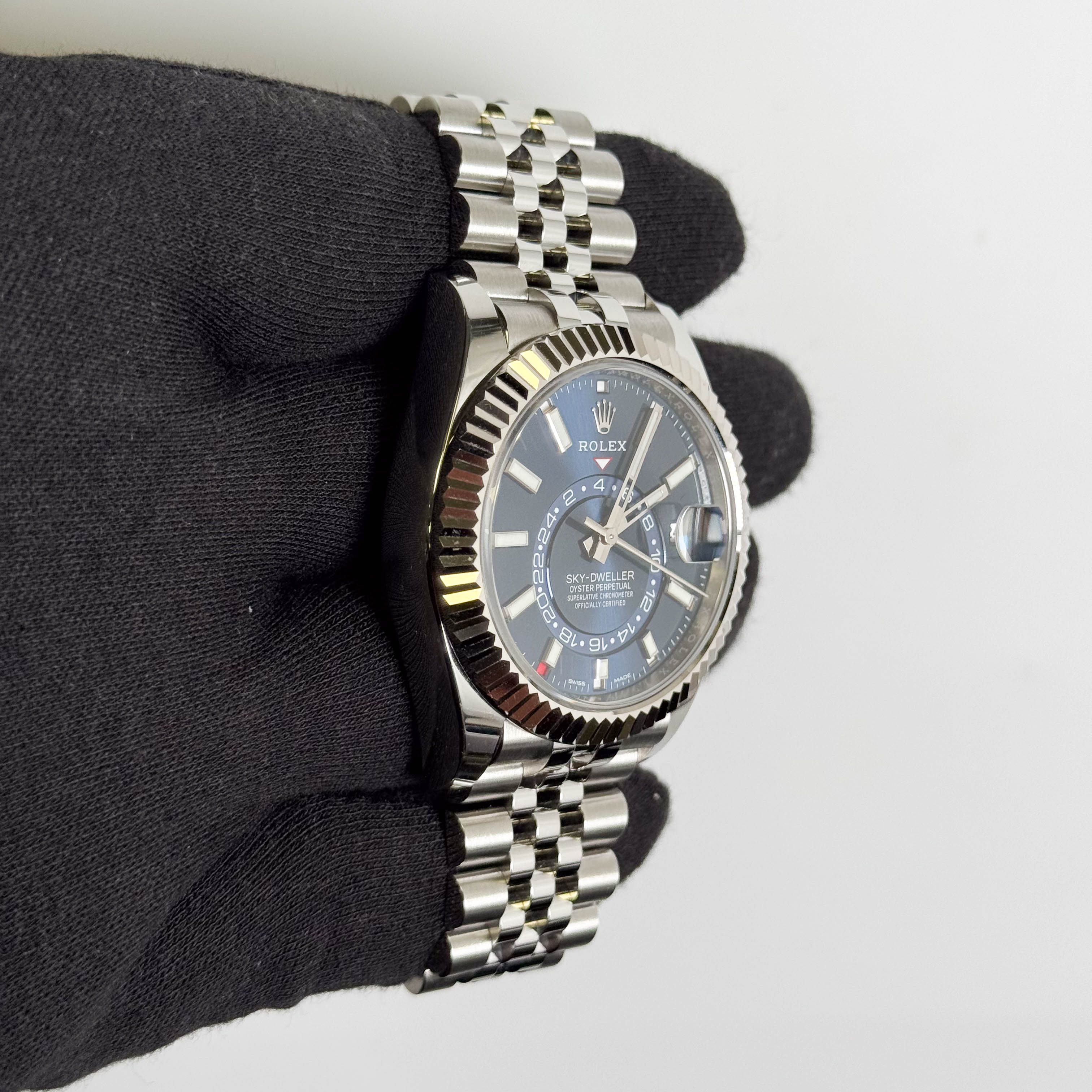 Rolex Sky-Dweller 42mm Blue Dial Watch Ref# 326934