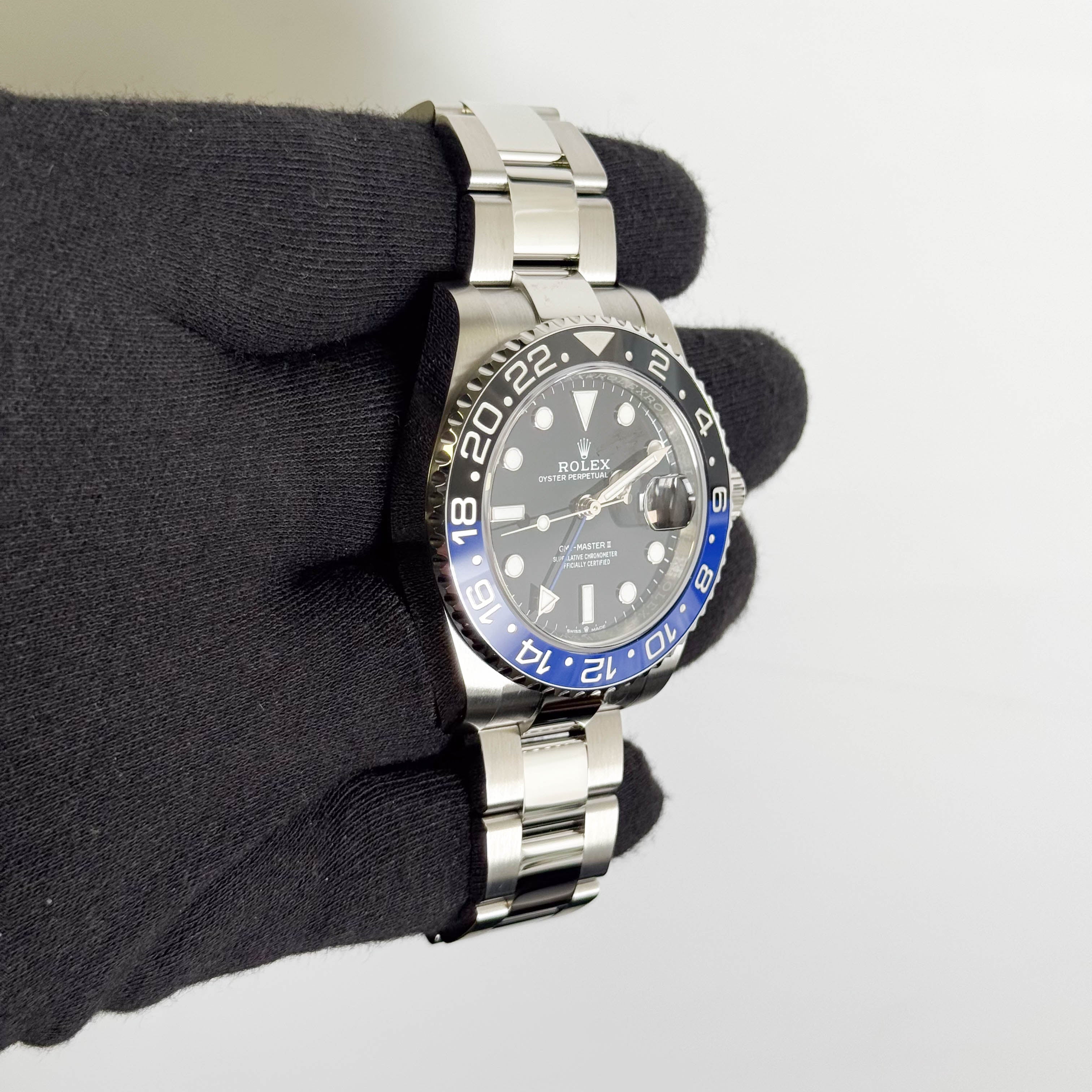 Rolex GMT Master II 40mm Black Dial Watch Ref# 126710BLNR
