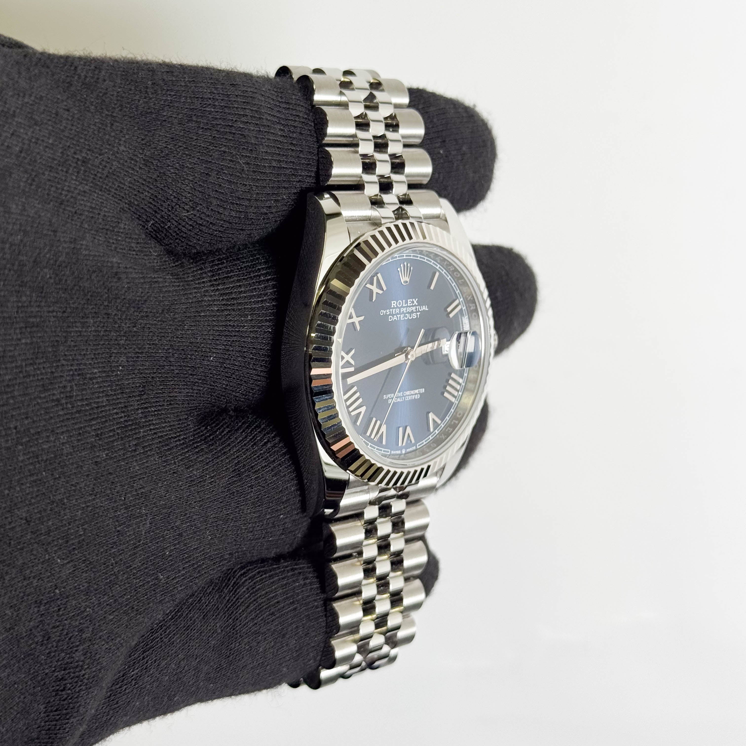 Rolex Datejust 41mm Blue Dial Watch Ref# 126334