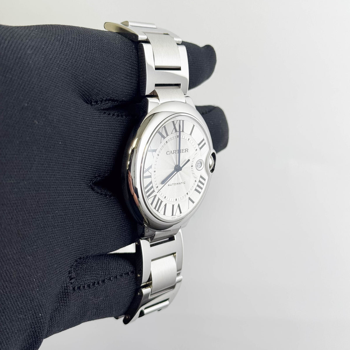 Cartier Ballon Bleu 42mm Silver Dial Watch Ref# WSBB0049
