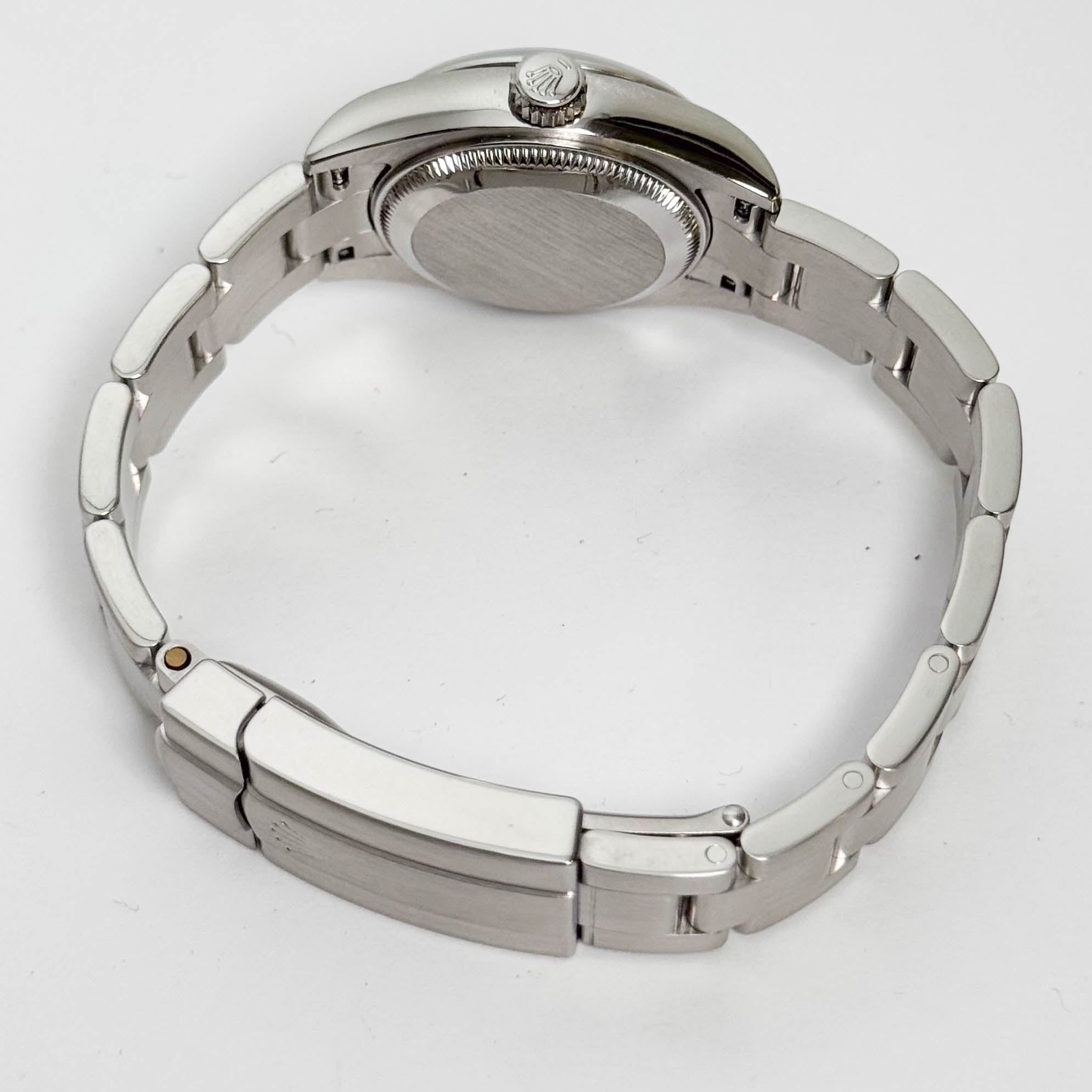 Rolex Oyster Perpetual 26mm Silver Dial Watch Ref# 176200 - Happy Jewelers Fine Jewelry Lifetime Warranty