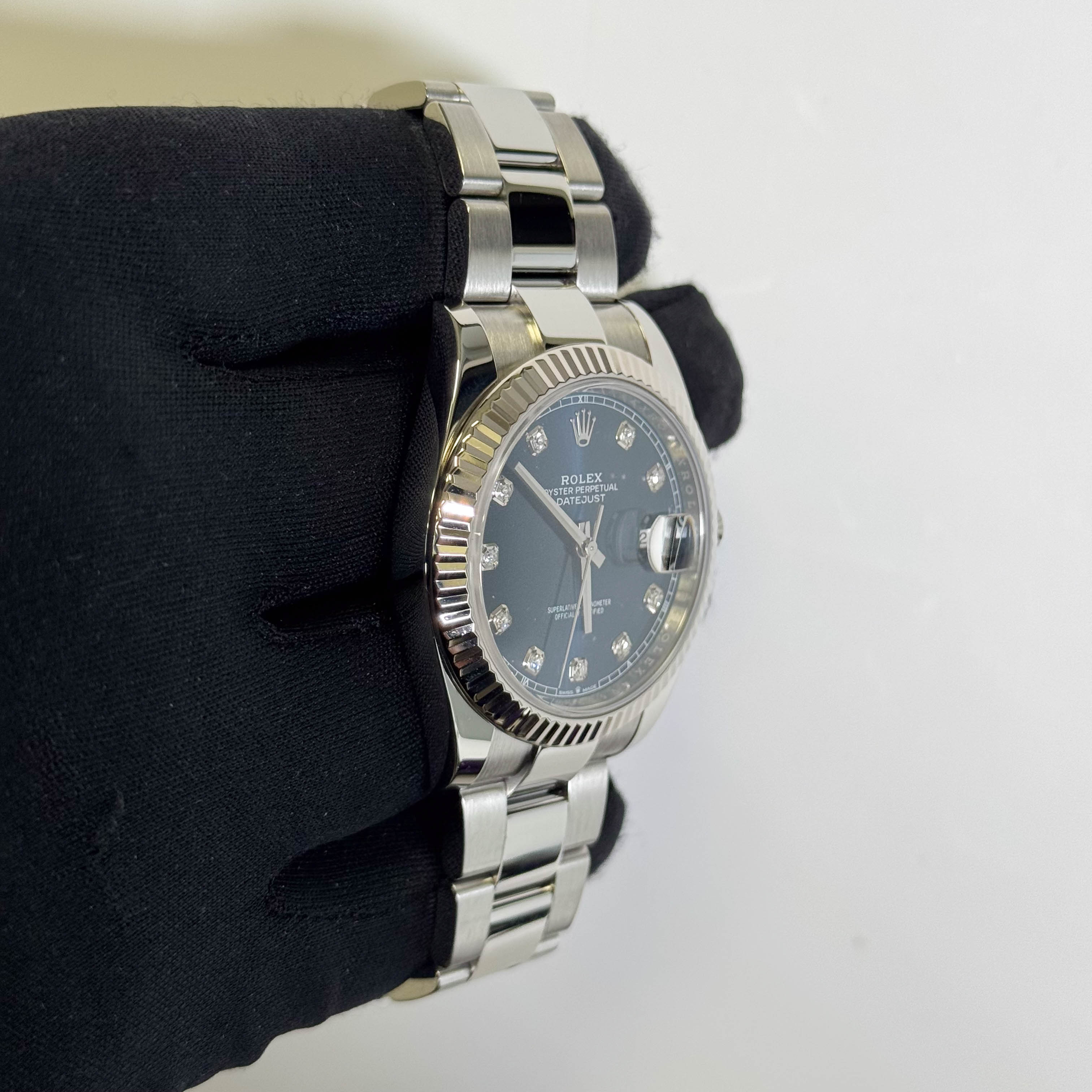 Rolex Datejust 41mm Blue Dial Watch Ref# 126334