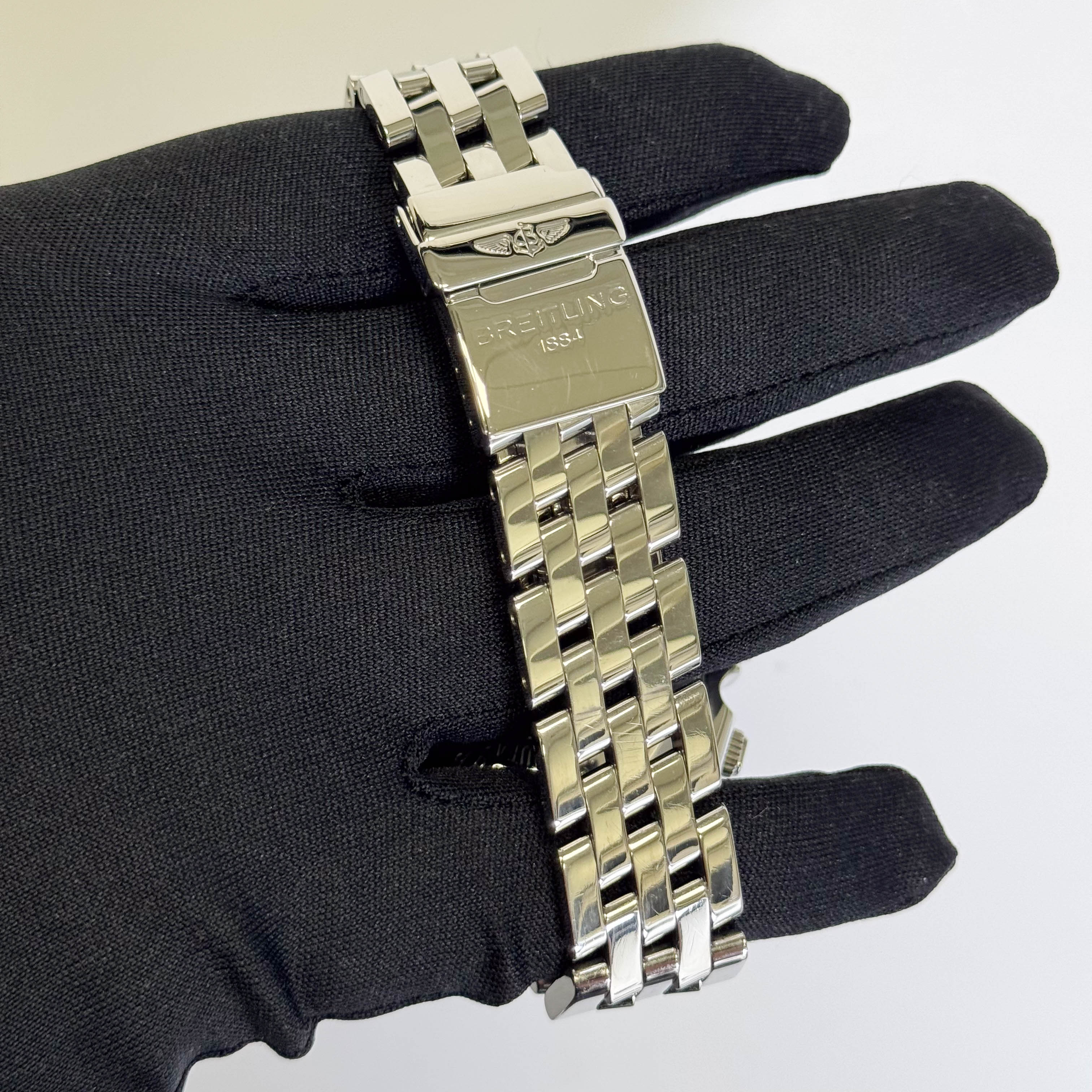 Breitling Crosswind 44mm White Dial Watch Ref# A44355 - Happy Jewelers Fine Jewelry Lifetime Warranty