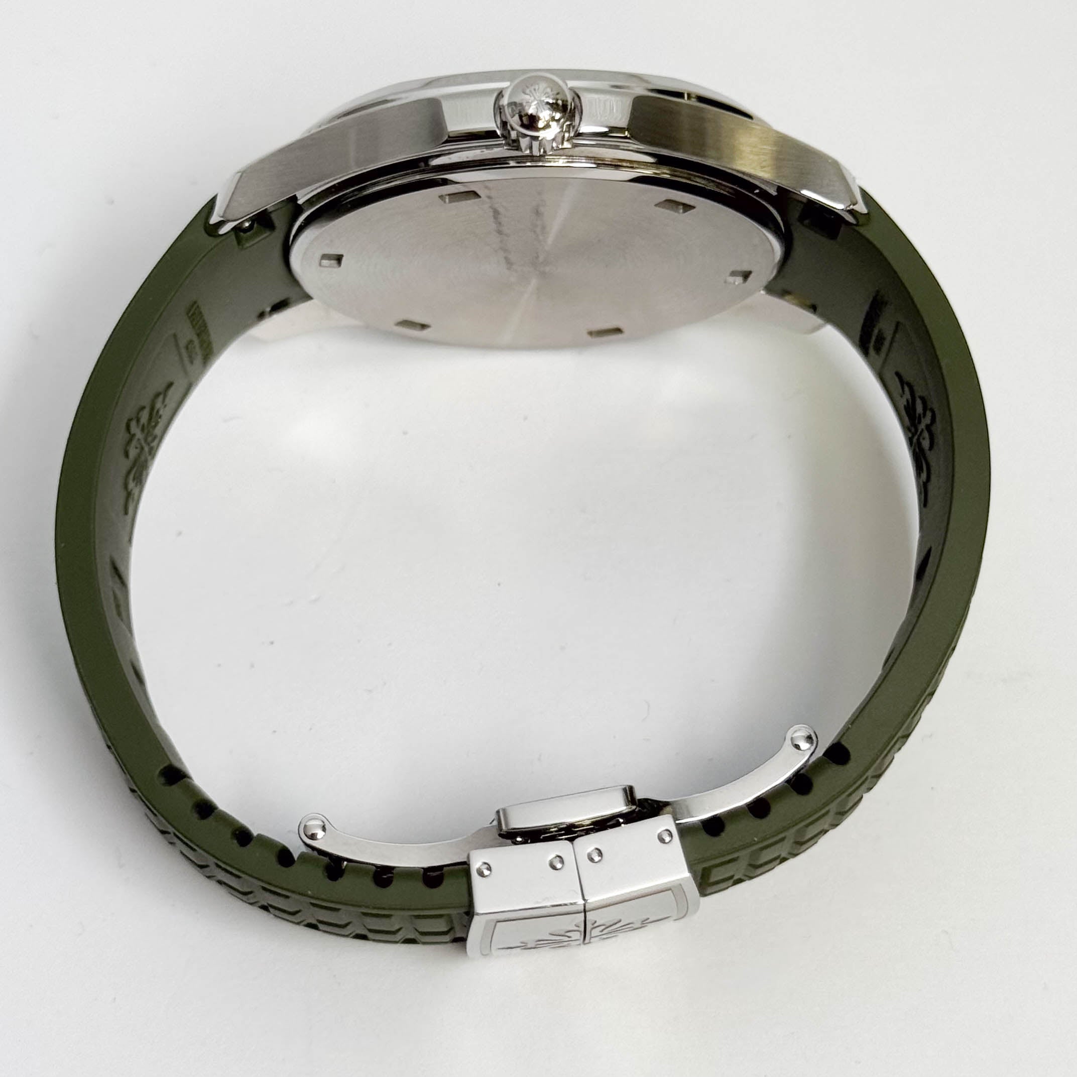 Patek Philippe Aquanaut 38mm Green Dial Watch Ref# 5267/200A-011 - Happy Jewelers Fine Jewelry Lifetime Warranty