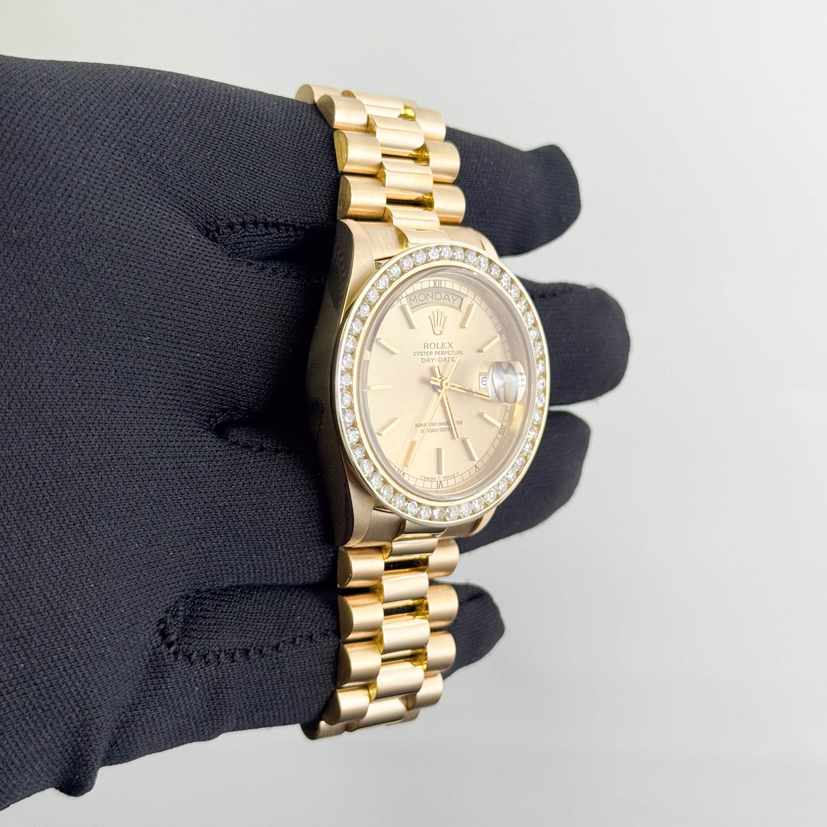Rolex Day-Date 36mm Champagne Dial Watch Ref# 18238