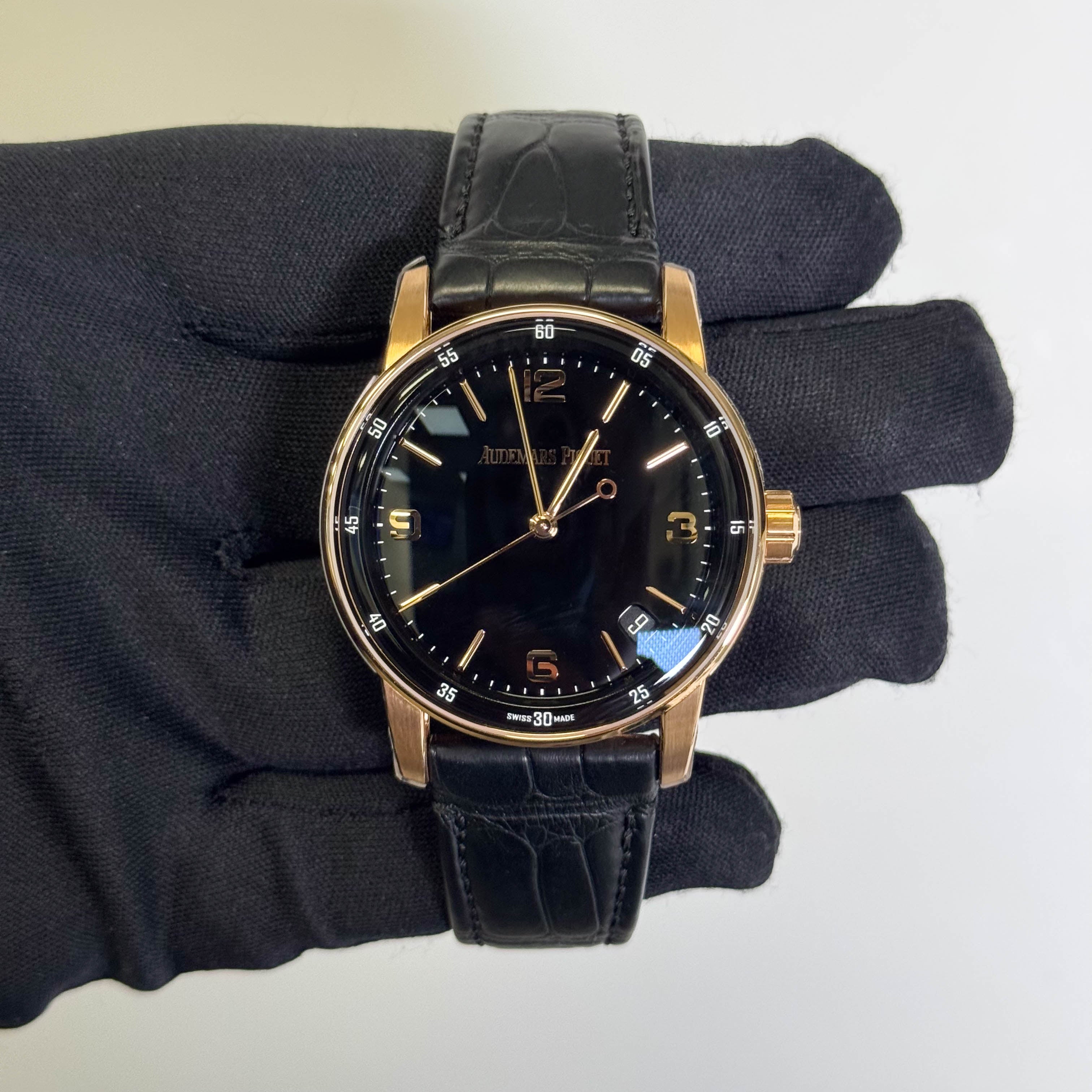 Audemars Piguet Code 11.59 Selfwinding Chronograph 41mm Black Dial Watch Ref# 15210OR.OO.A002CR.01