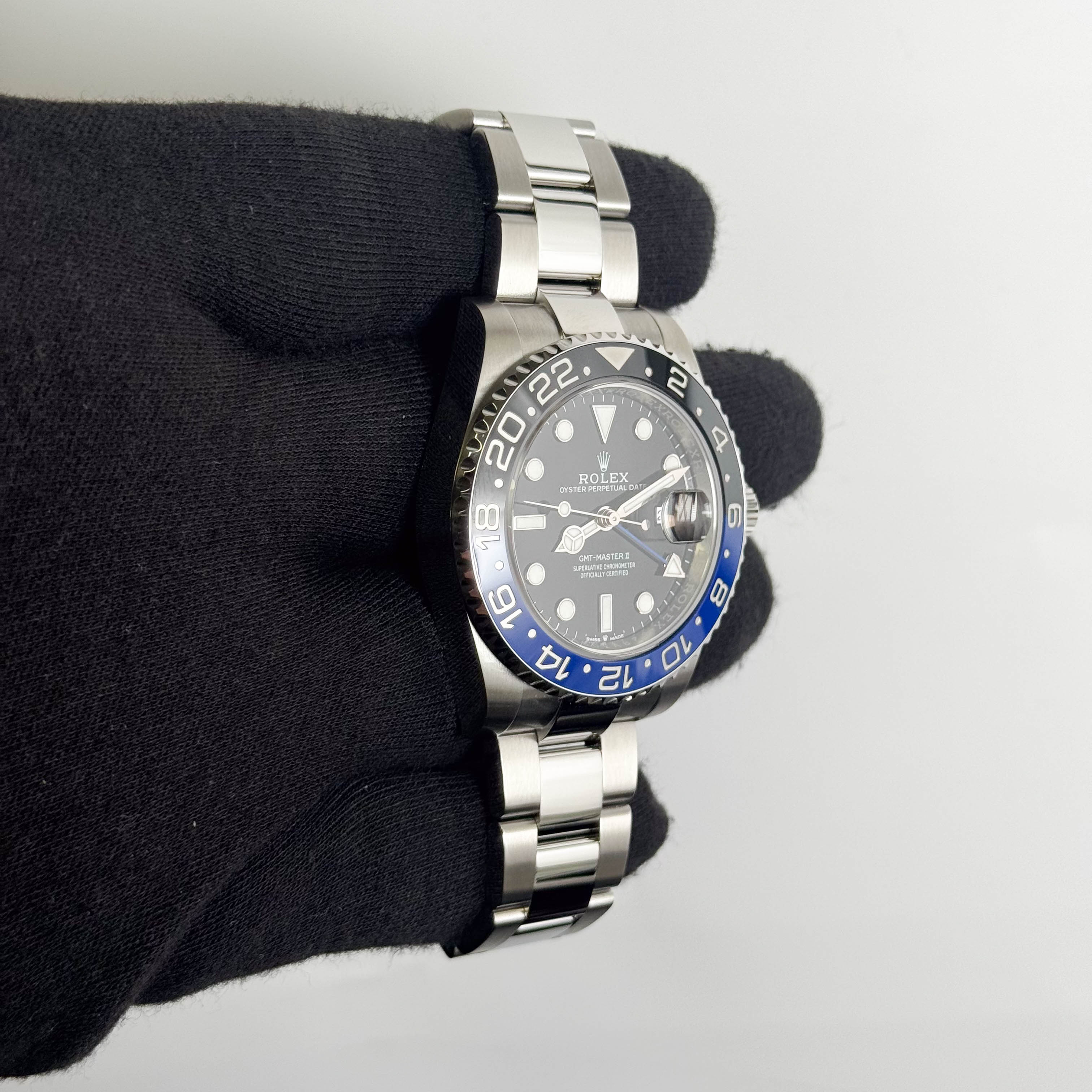 Rolex GMT Master II 40mm Black Dial Watch Ref# 126710BLNR