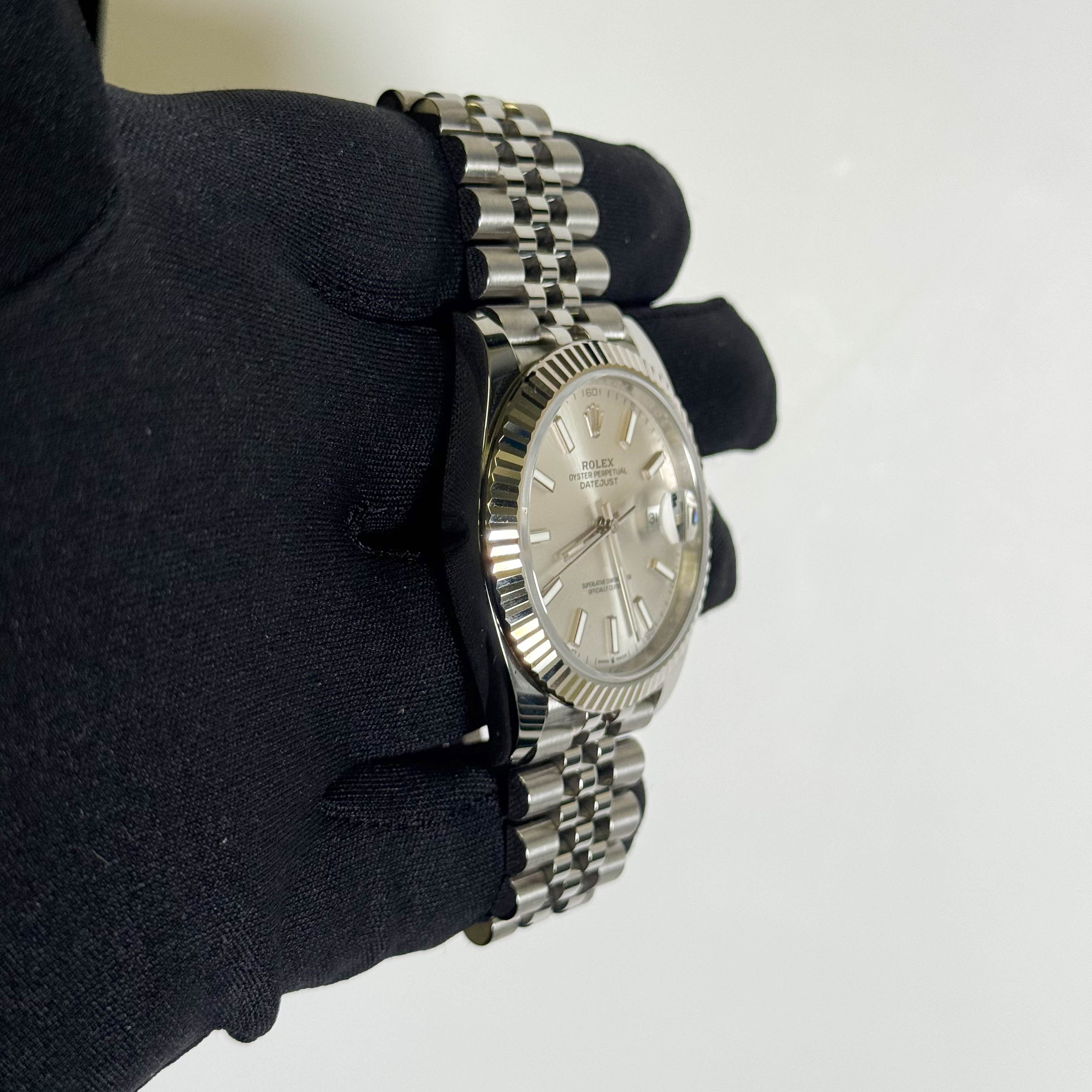 Rolex Datejust 41mm Silver Dial Watch Ref# 126334