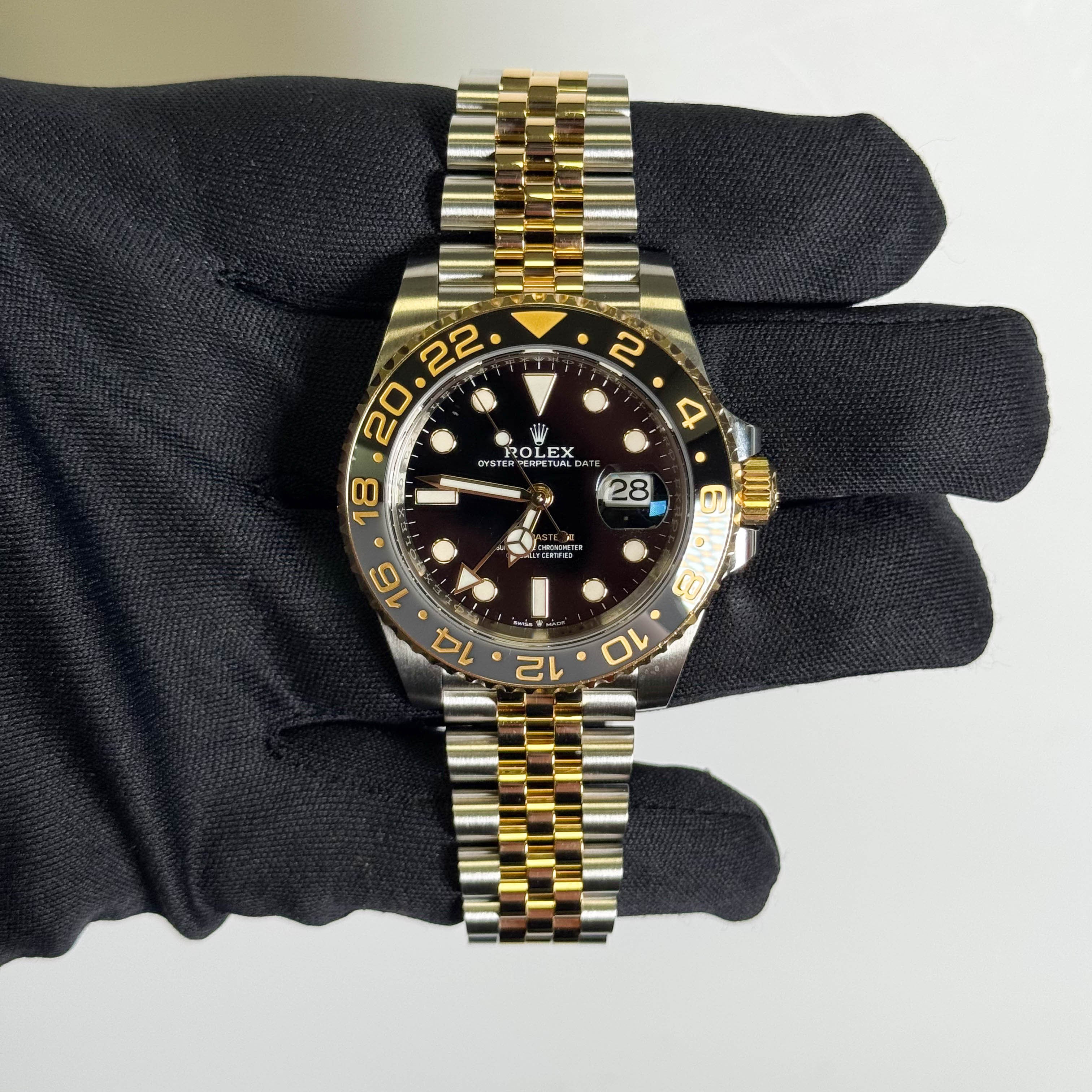 Rolex GMT-Master II 40mm Black Dial Watch Ref# 126713GRNR - Happy Jewelers Fine Jewelry Lifetime Warranty
