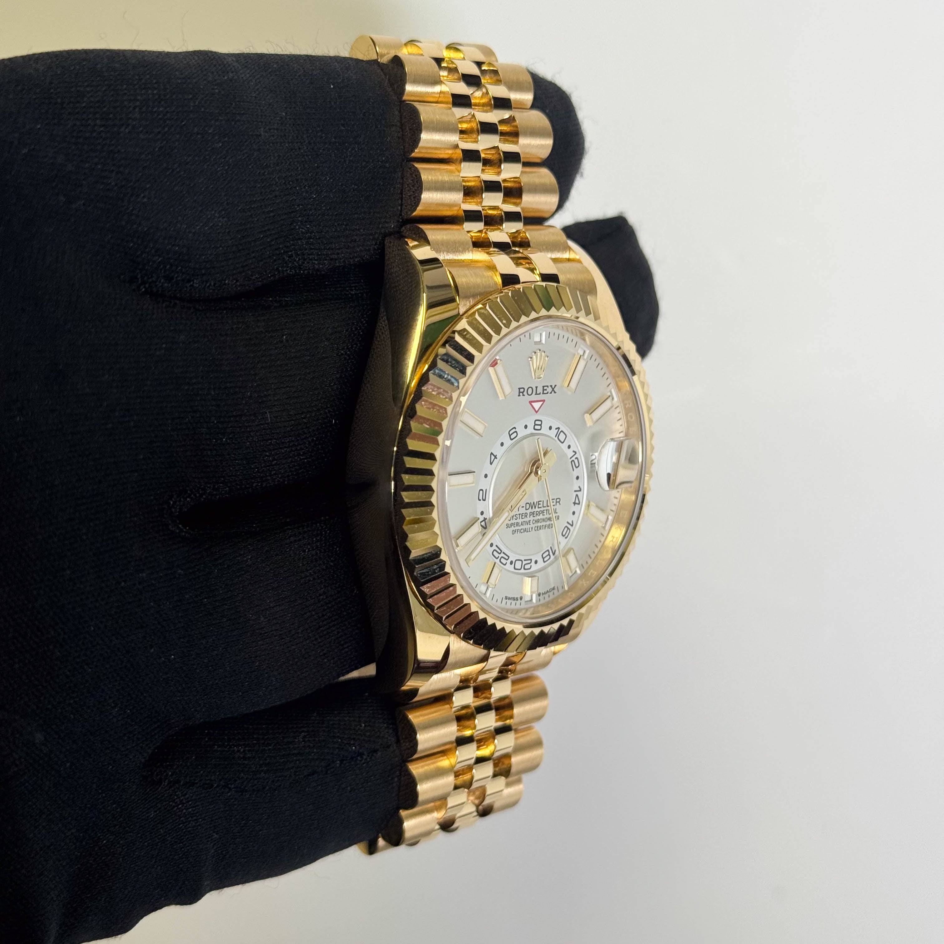 Rolex Sky-Dweller 42mm White Dial Watch Ref# 336938