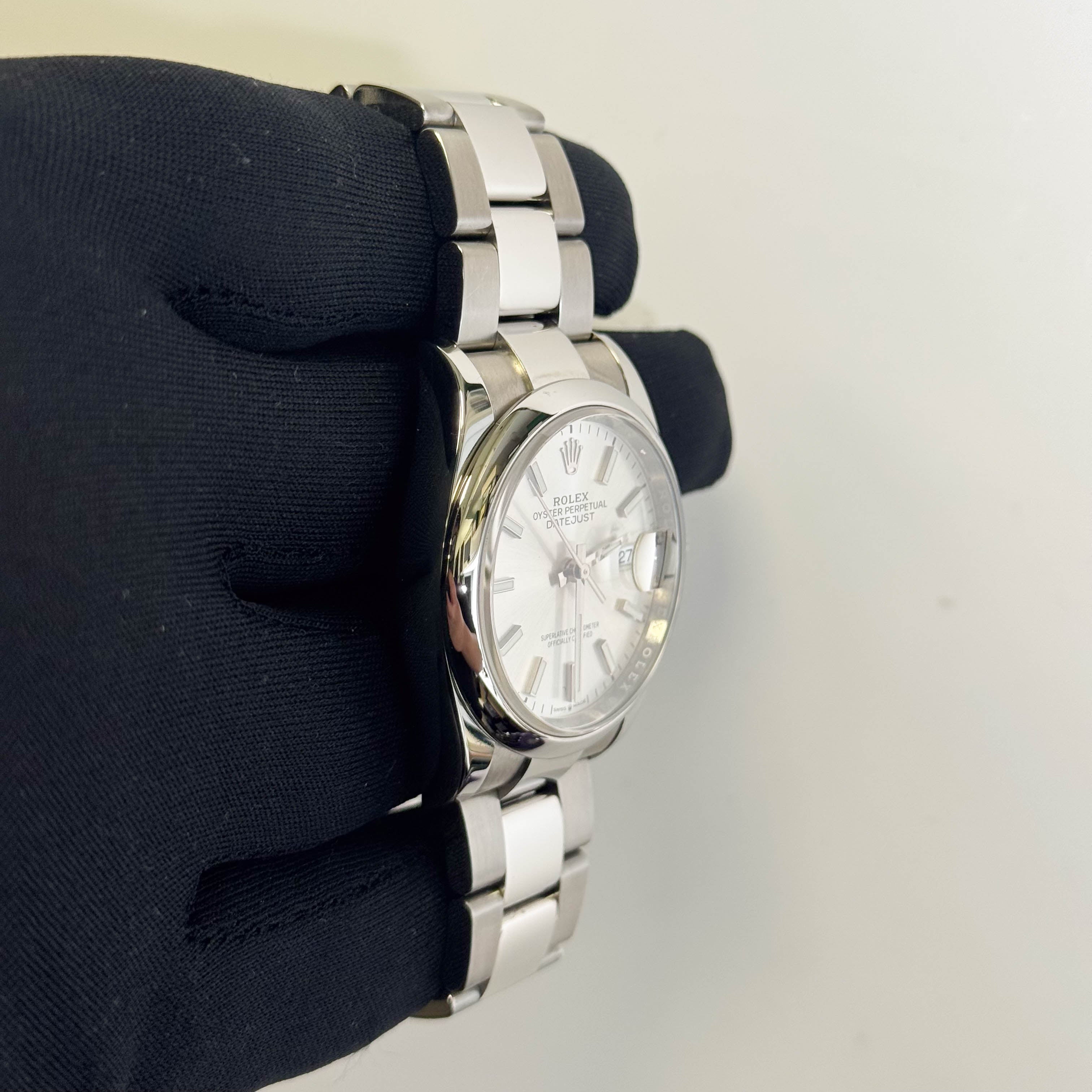 Rolex Datejust 36mm Silver Dial Watch Ref# 126200 - Happy Jewelers Fine Jewelry Lifetime Warranty